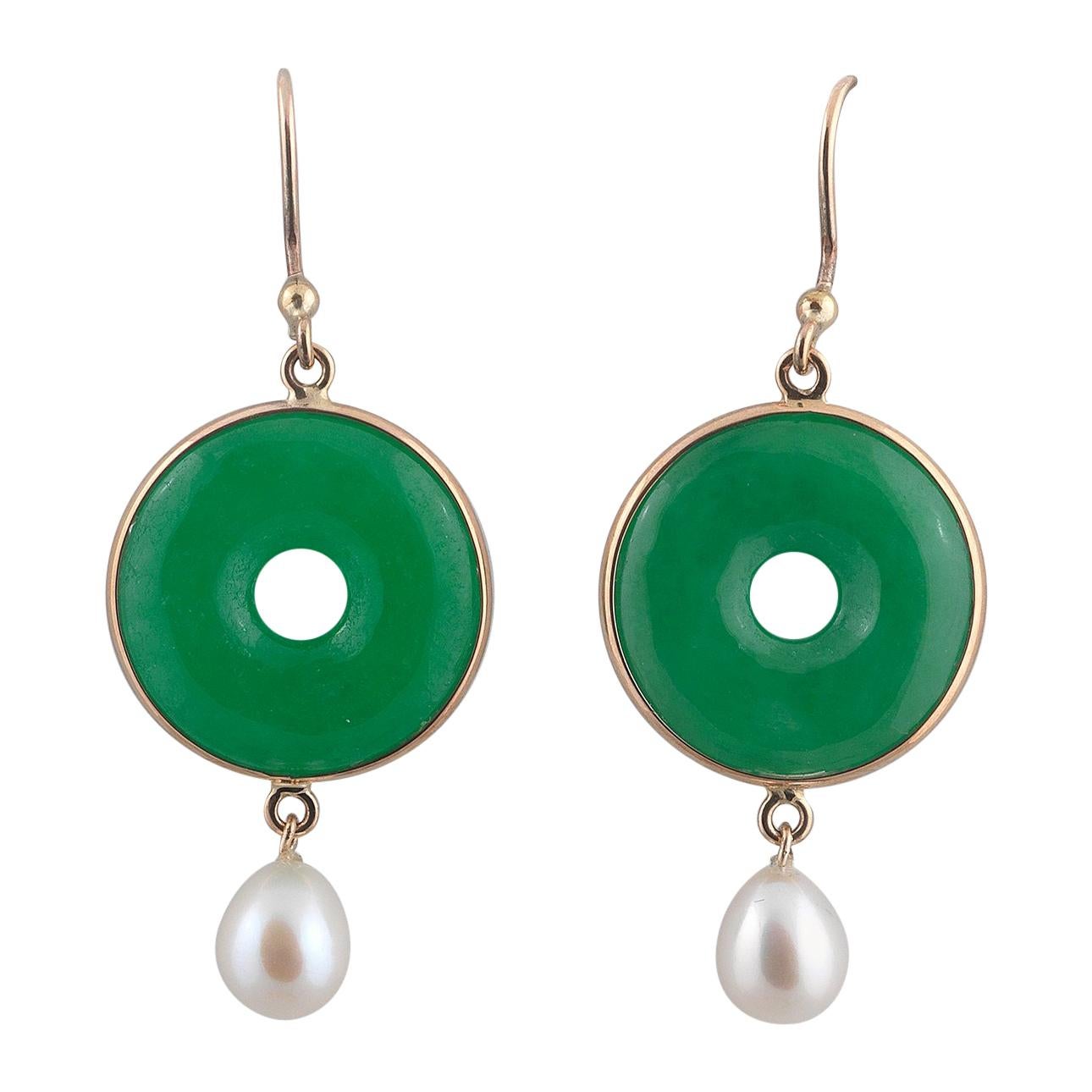 Pendant Gold Coral and Jade at 1stdibs