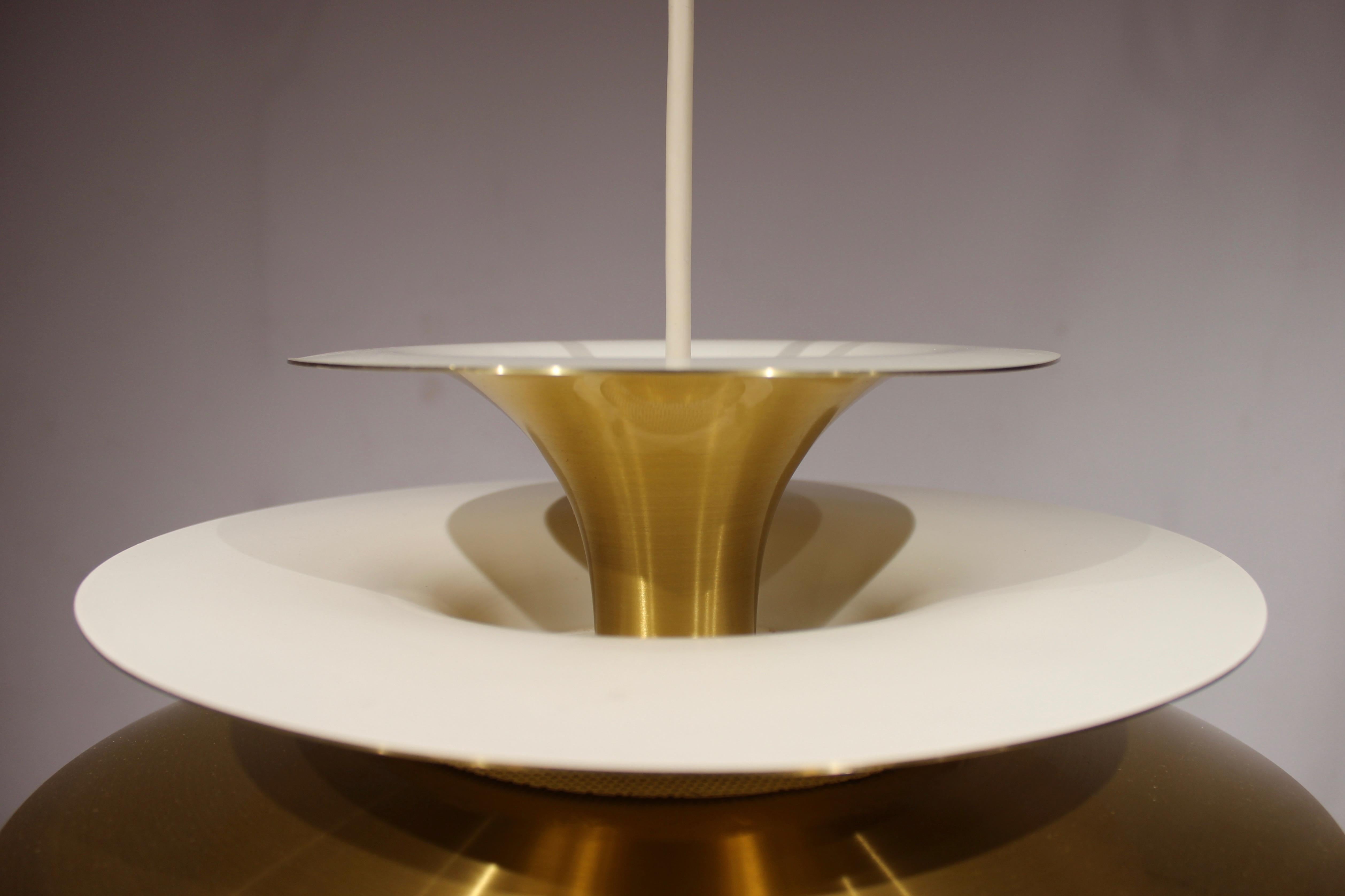 Pendant in Brass by Bent Karlby from the 1960s In Good Condition In Lejre, DK