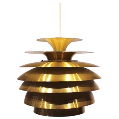 Pendant in Brass by Bent Karlby from the 1960s