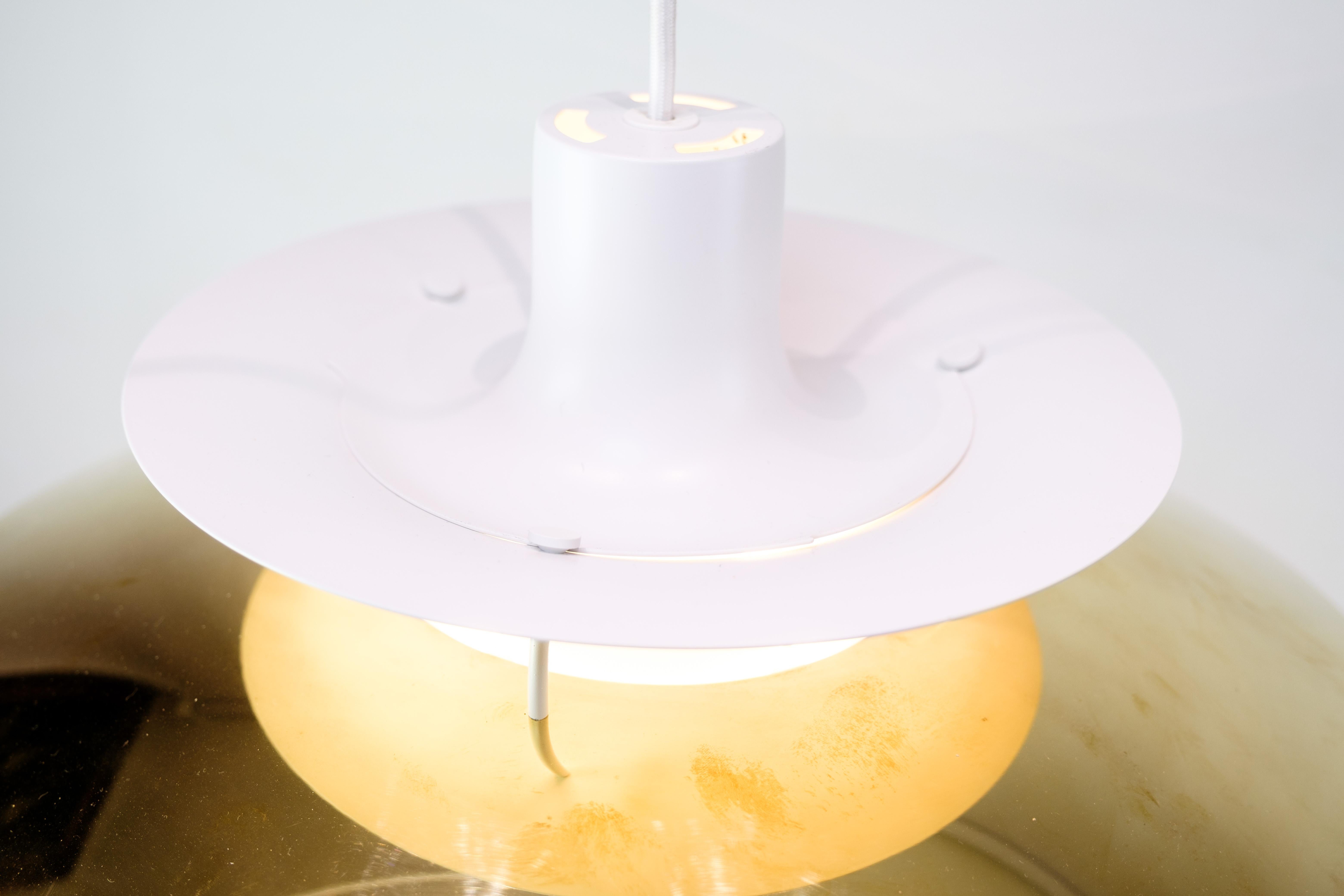 Pendentif en laiton Model No. PH5 By Poul Henningsen For Louis Poulsen en vente 3