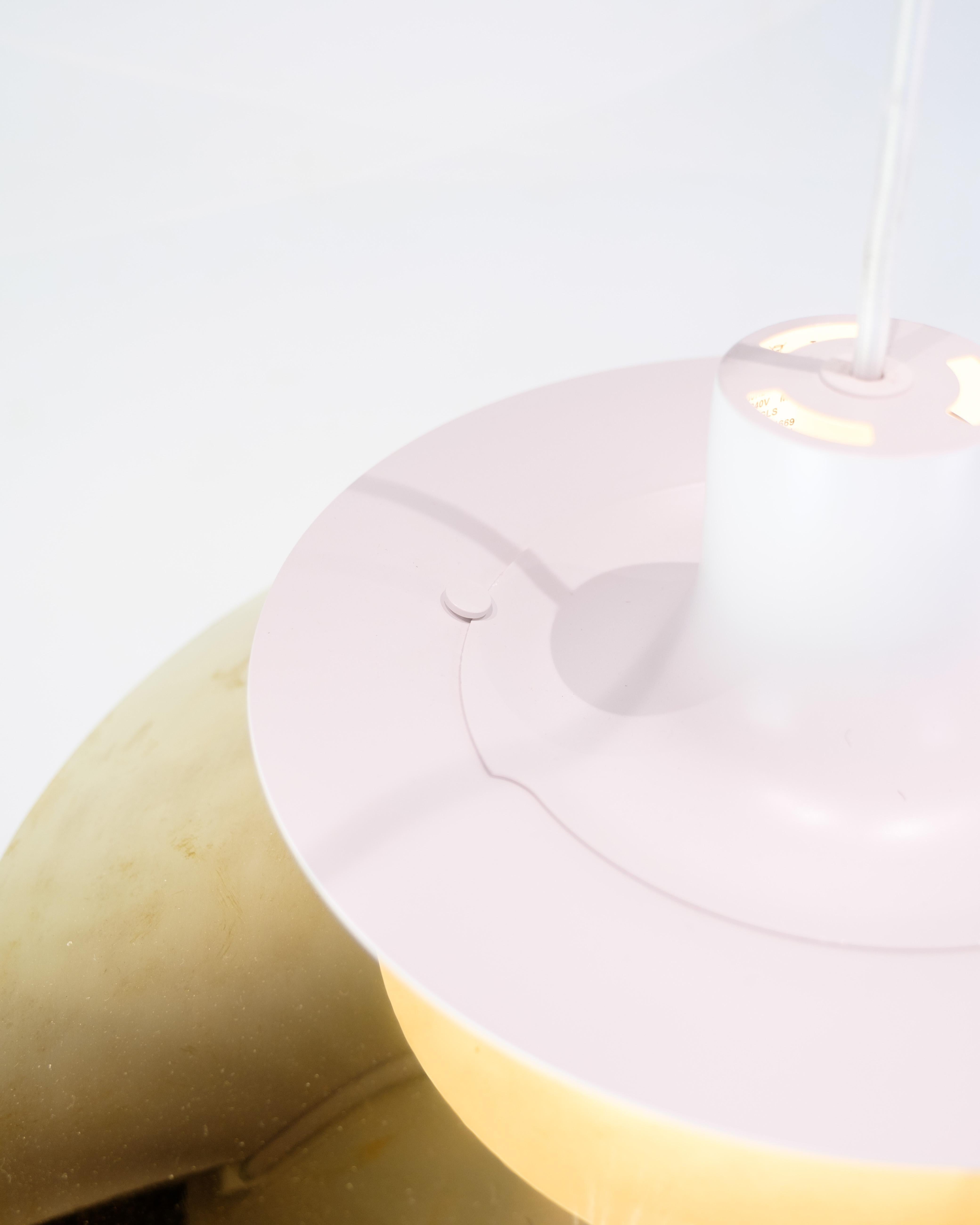 Pendentif en laiton Model No. PH5 By Poul Henningsen For Louis Poulsen Bon état - En vente à Lejre, DK