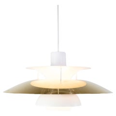 Pendentif en laiton Model No. PH5 By Poul Henningsen For Louis Poulsen