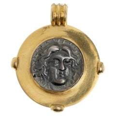 Pendant in silver and Gold