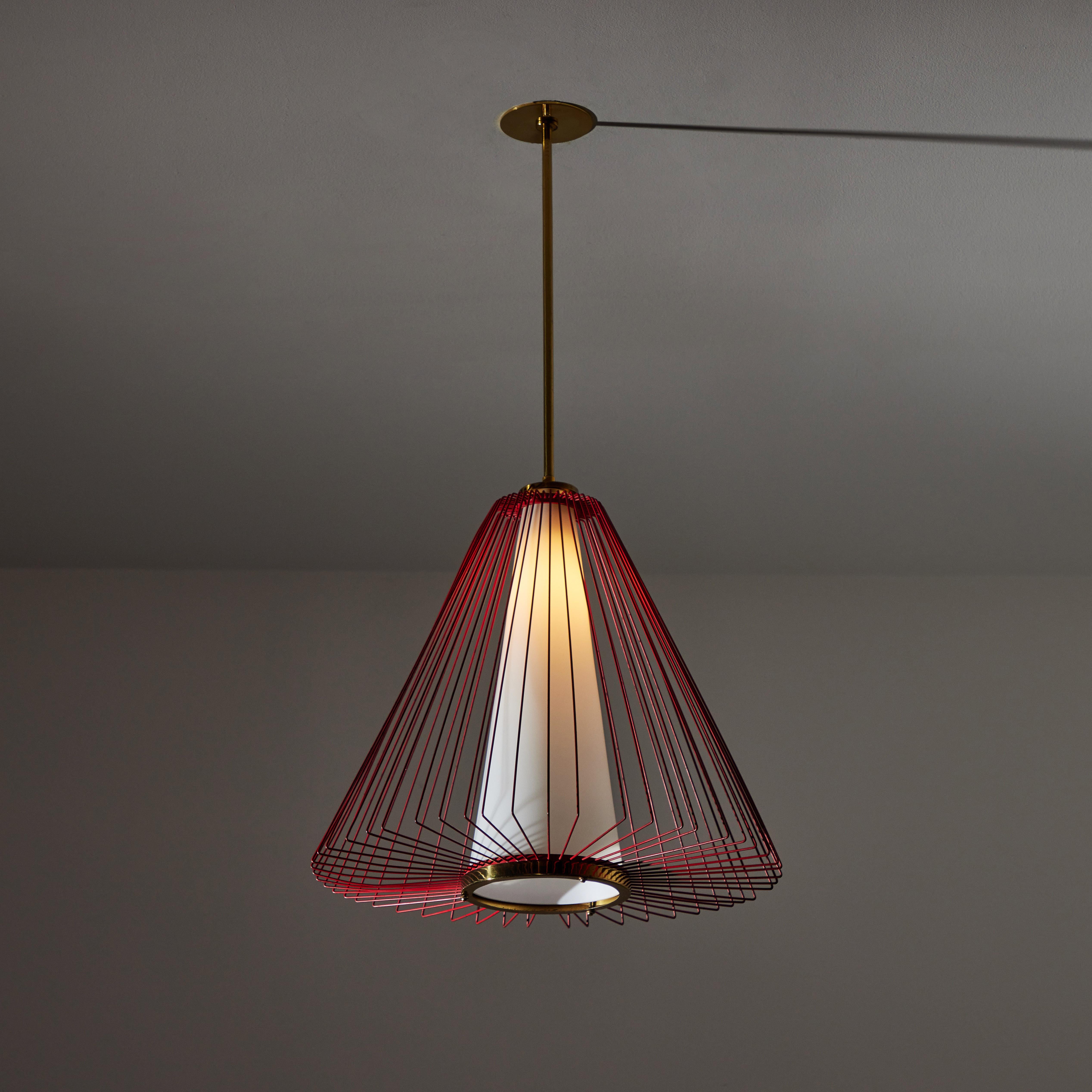 Mid-Century Modern Pendant In the Style of Arredoluce For Sale