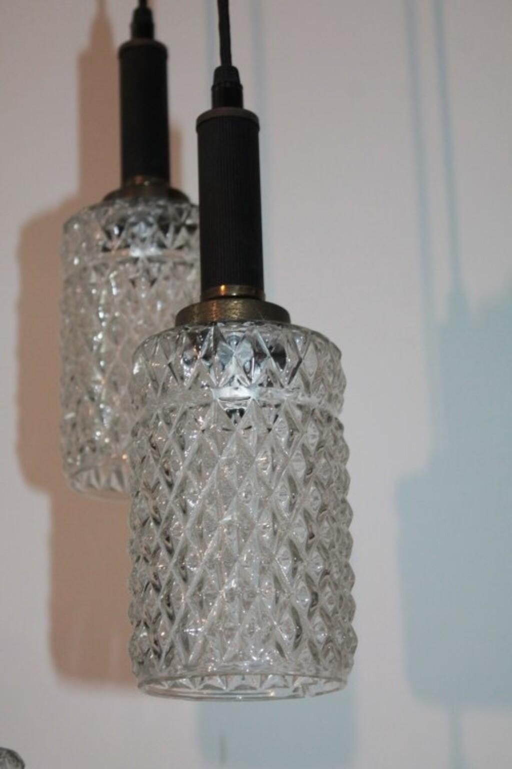 Pendant Lamp 1950s in the Style of Stilnovo In Good Condition For Sale In Palermo, Palermo