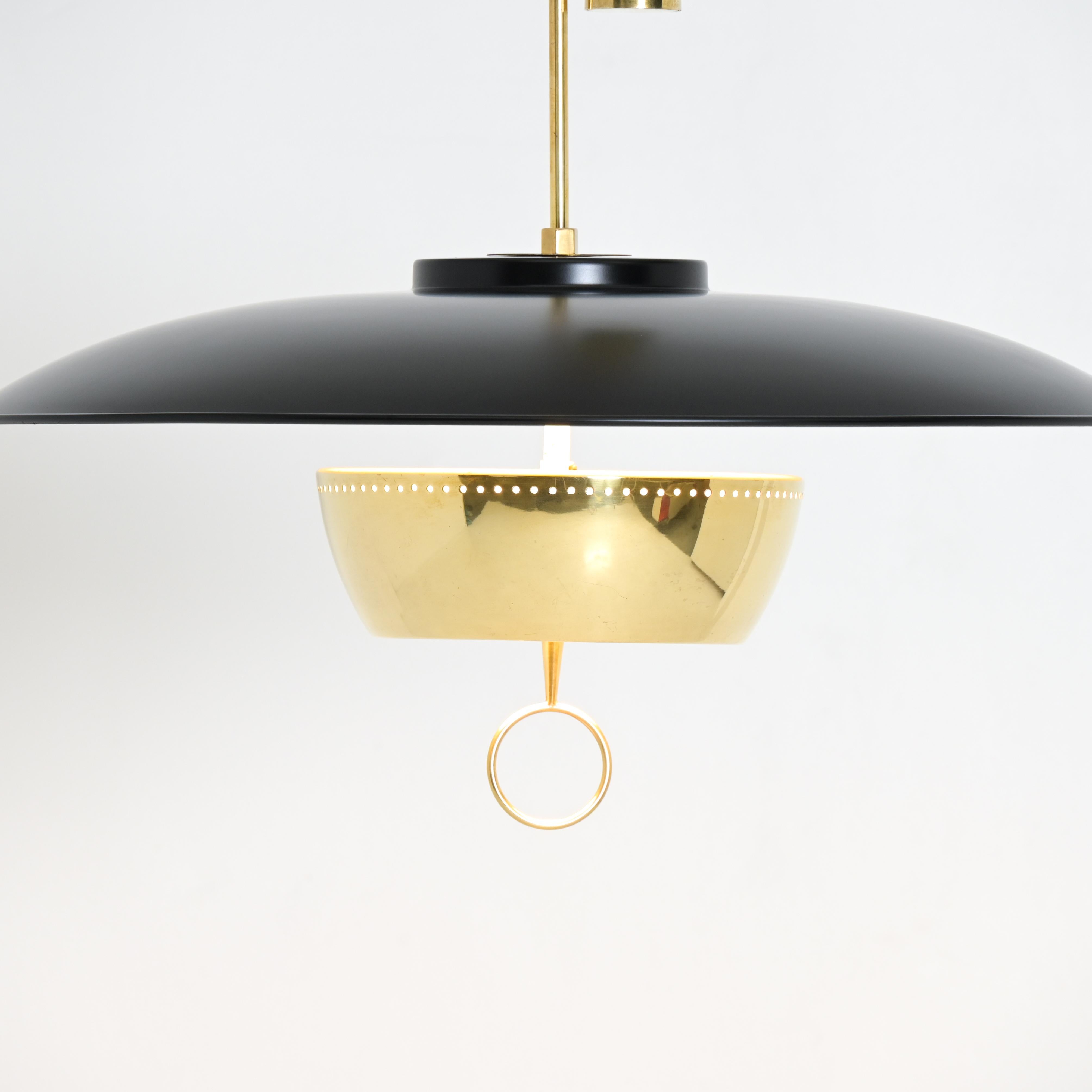 Mid-Century Modern Pendant Lamp A5011 by Gaetano Scolari for Stilnovo
