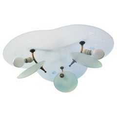 Pendant lamp and table lamp style to Pietro Chiesa or Lumen