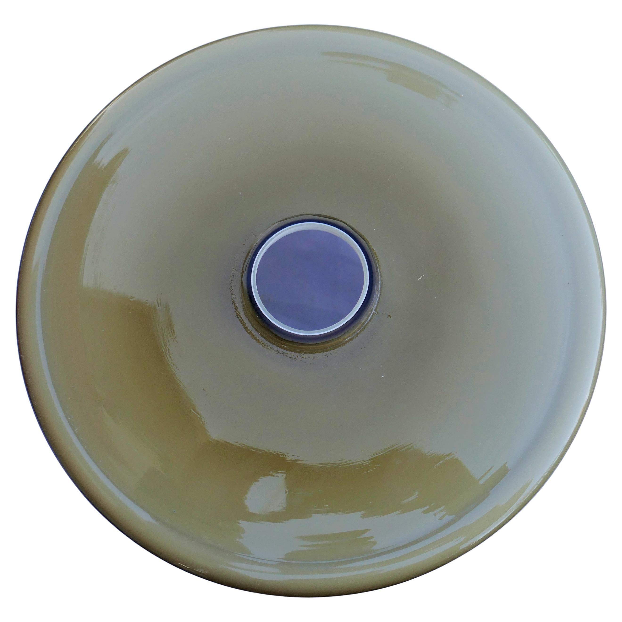Italian Pendant lamp attributed to Lumenform, Venini or Vistosi in vendita