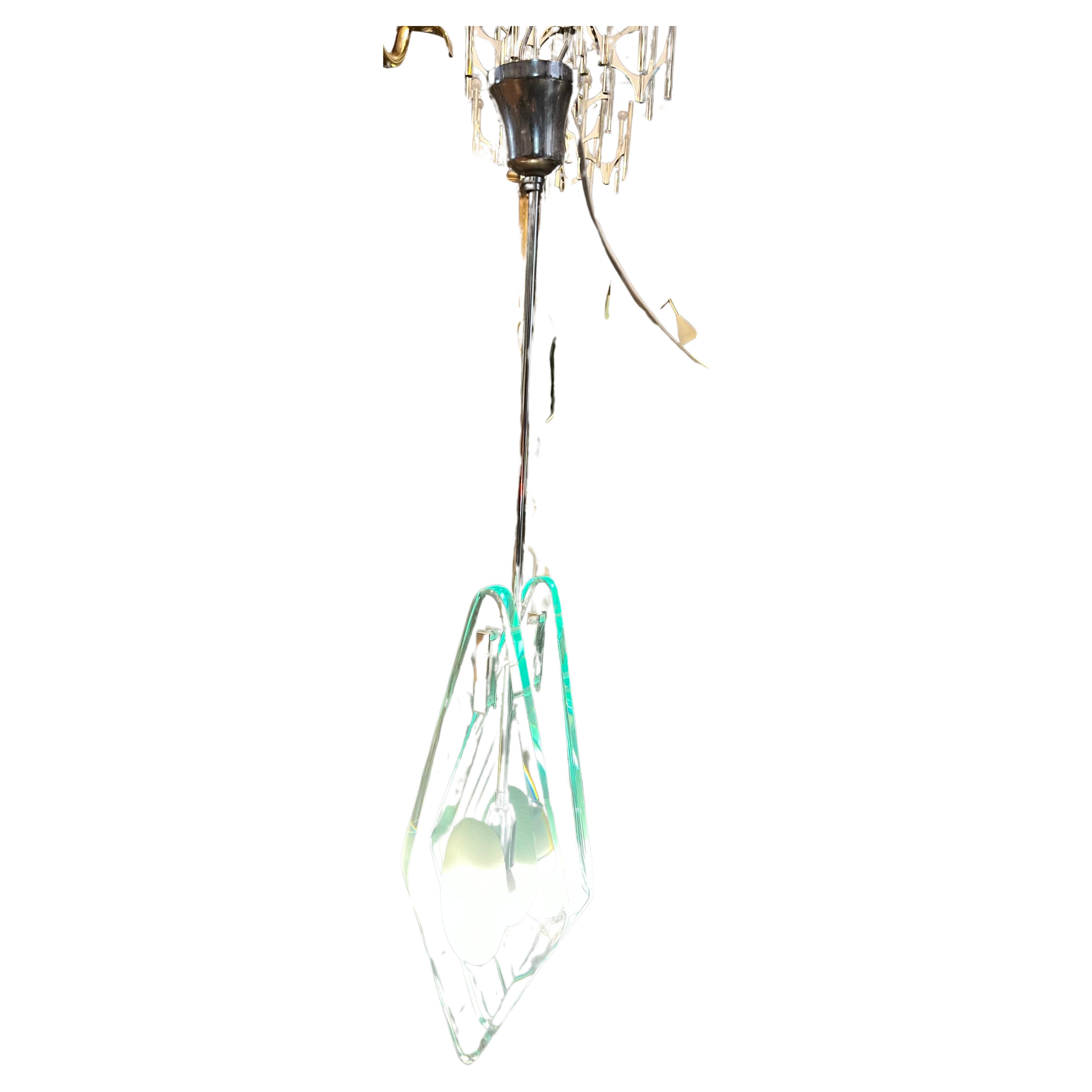 Pendant lamp attributed to Max Igrand of the 60s in vendita