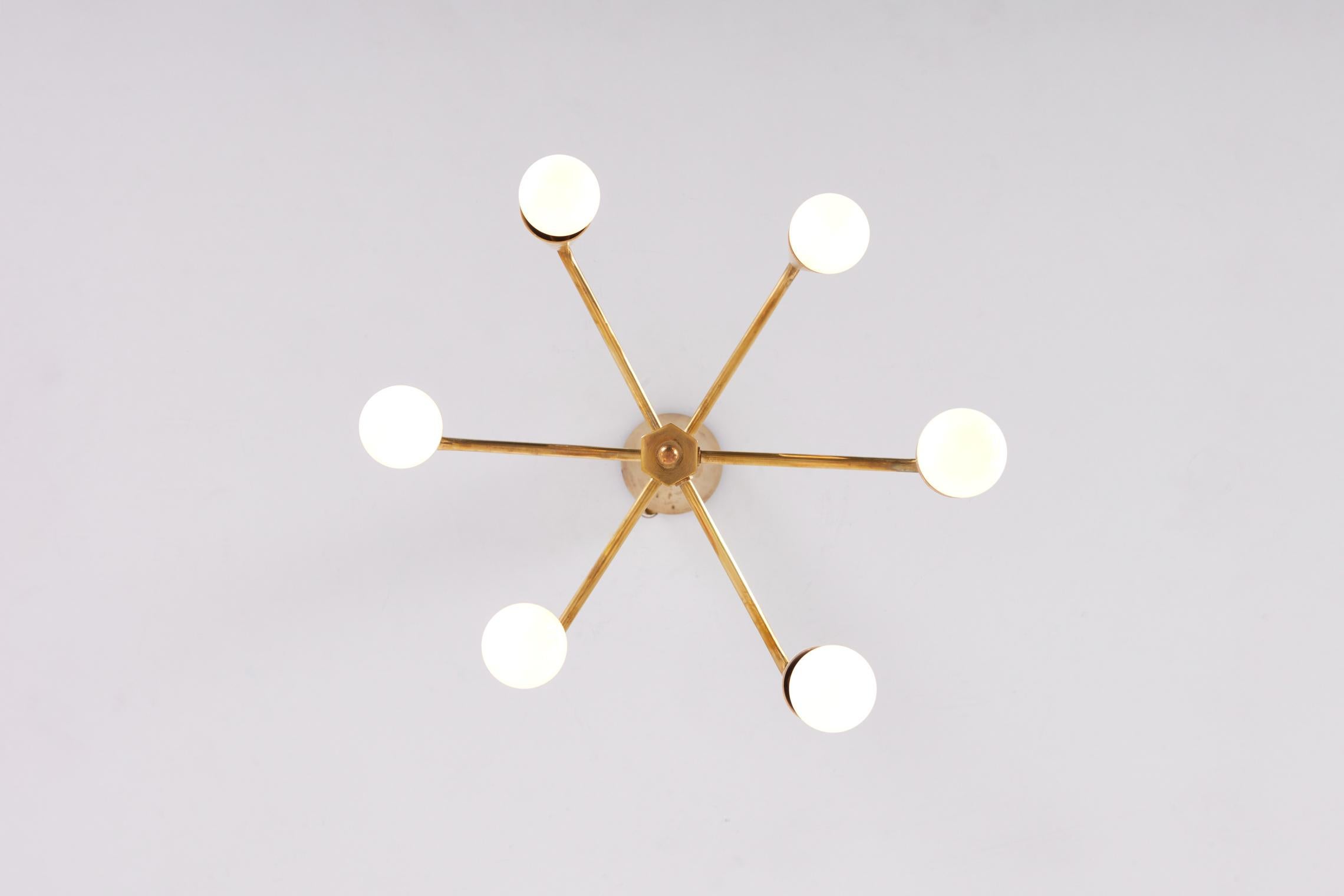 Pendant Lamp Attributed to Stilnovo, 1970s 1