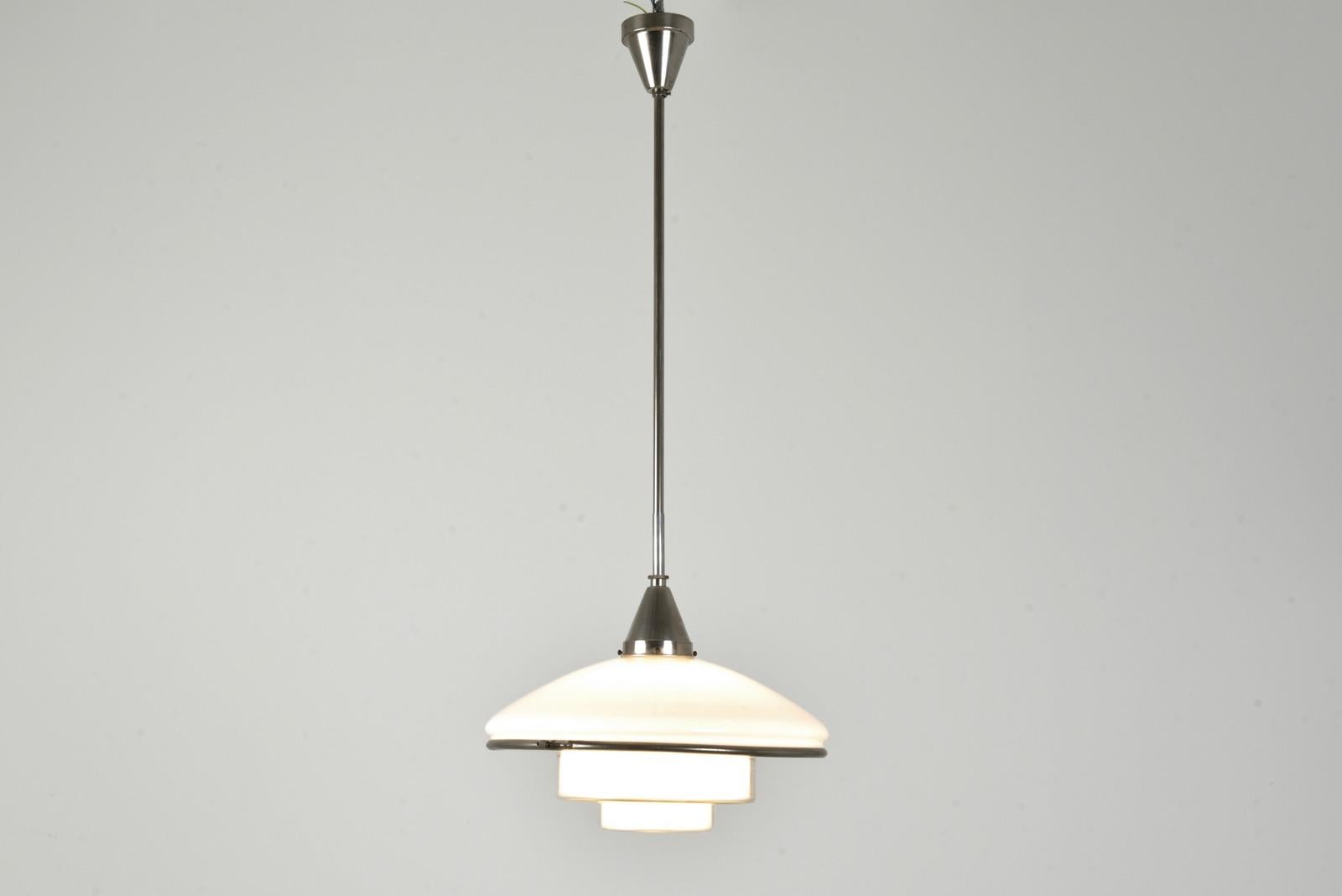 Pendant Lamp by C. F. Otto Müller for SISTRAH, Germany - 1931 In Good Condition For Sale In Berlin, DE