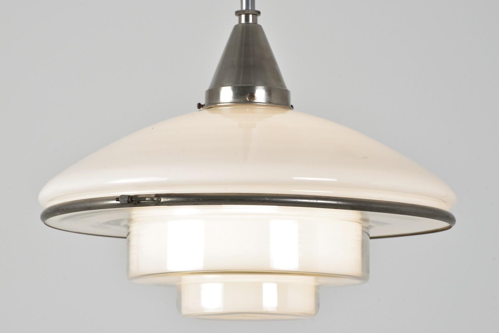 Pendant Lamp by C. F. Otto Müller for SISTRAH, Germany - 1931 For Sale 4