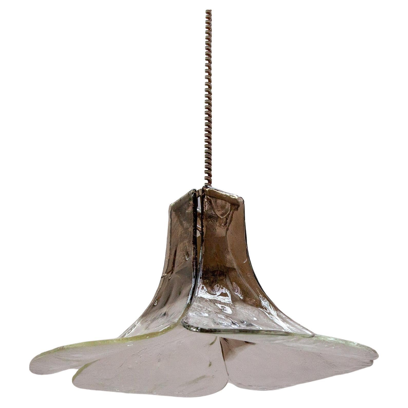 Pendant Lamp by Carlo Nason, Mazzega for J.T. Kalmar in Murano Glass, 1970s For Sale