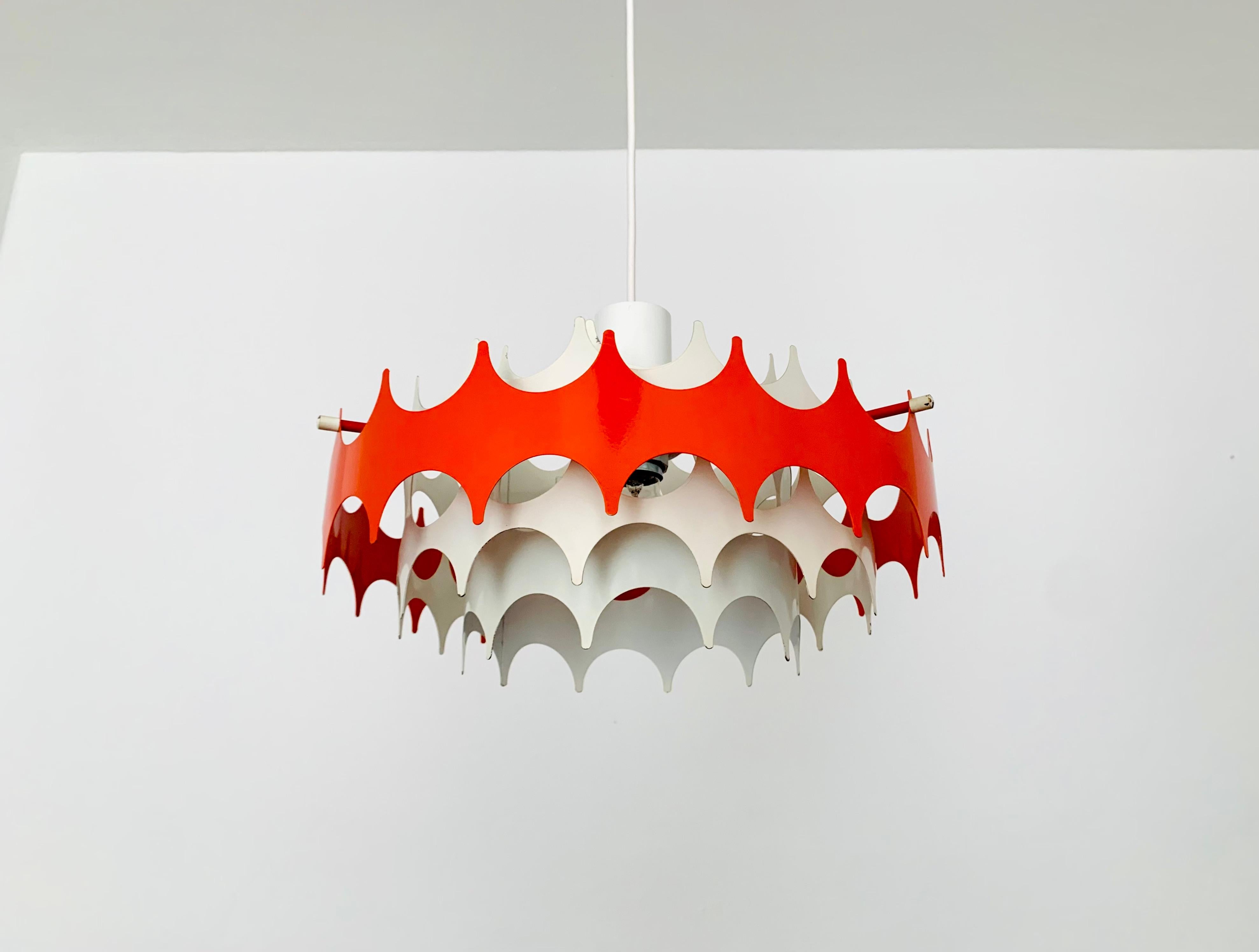 German Pendant Lamp by Doria For Sale