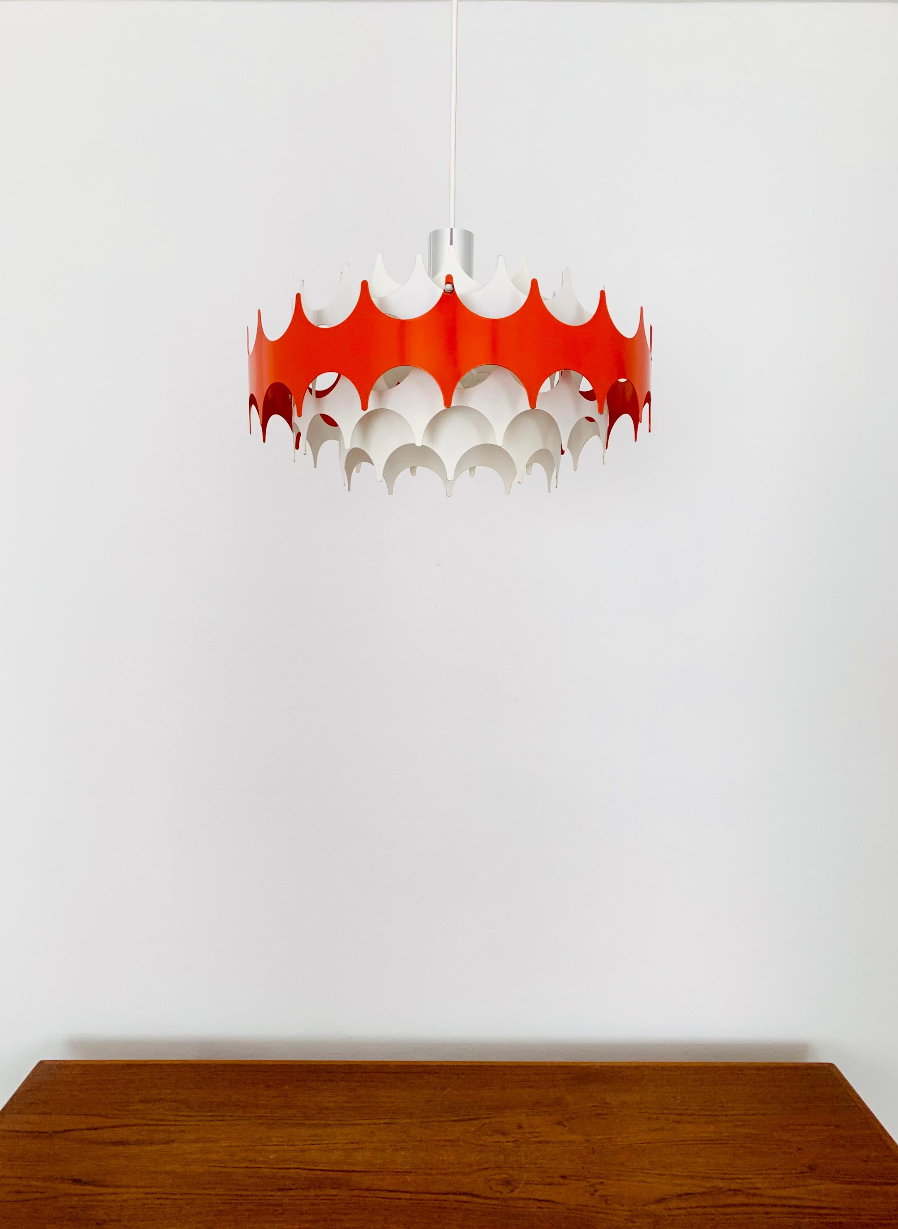 German Pendant Lamp by Doria For Sale