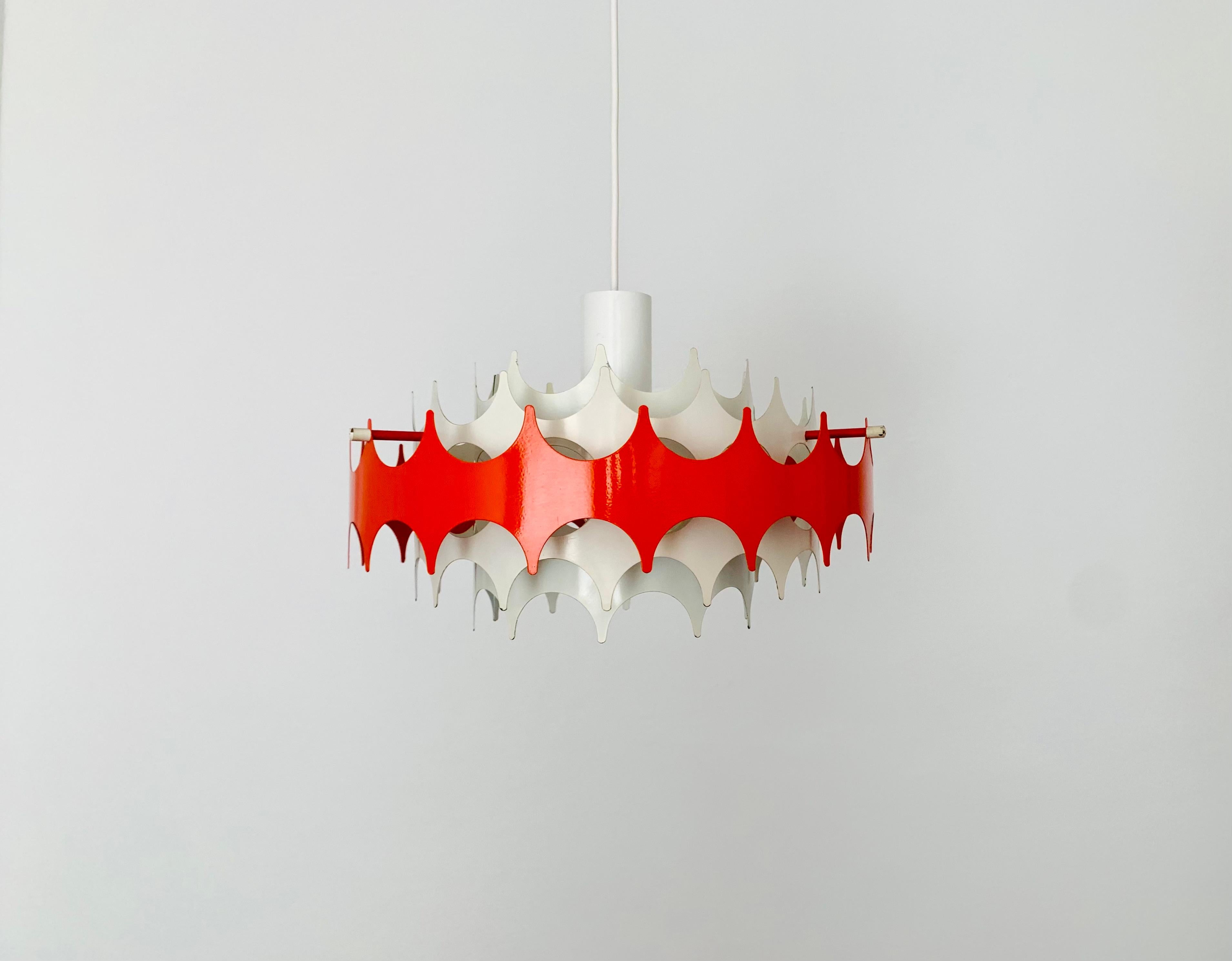 Mid-20th Century Pendant Lamp by Doria For Sale