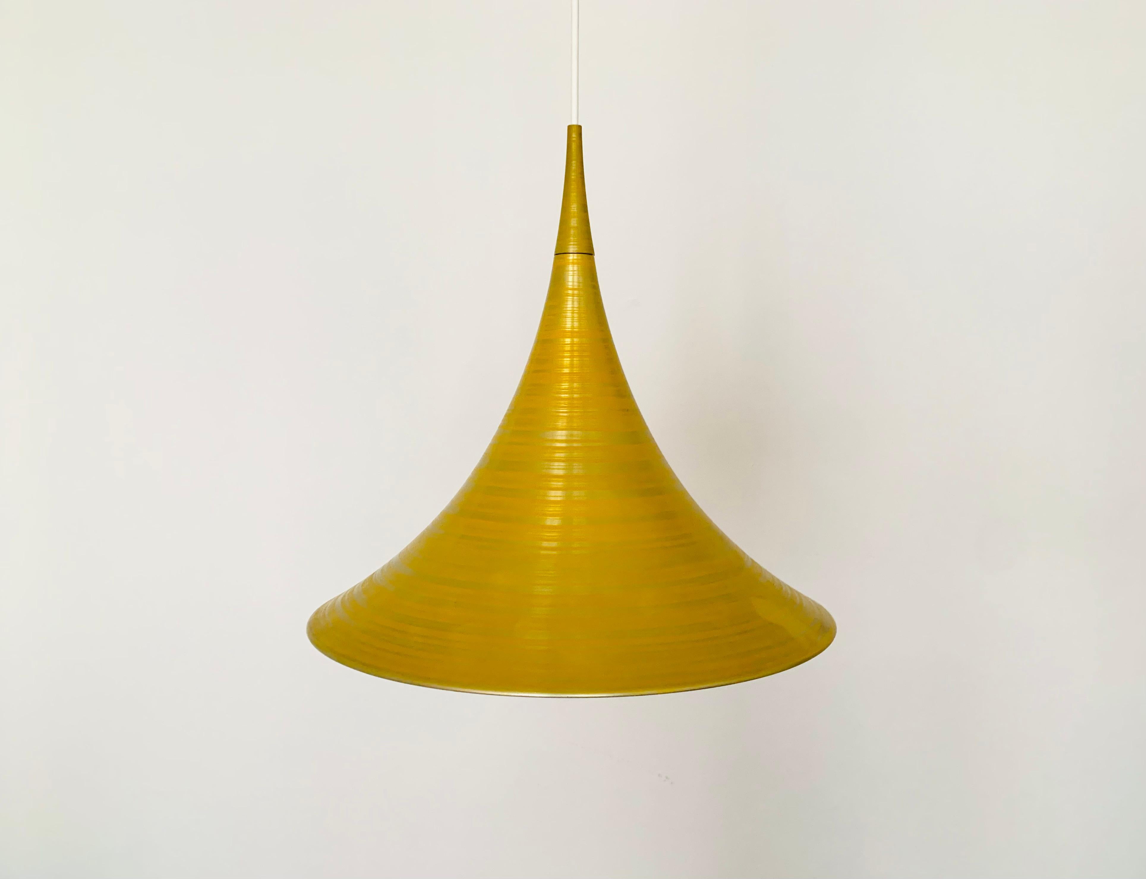 Glass Pendant Lamp by Doria For Sale
