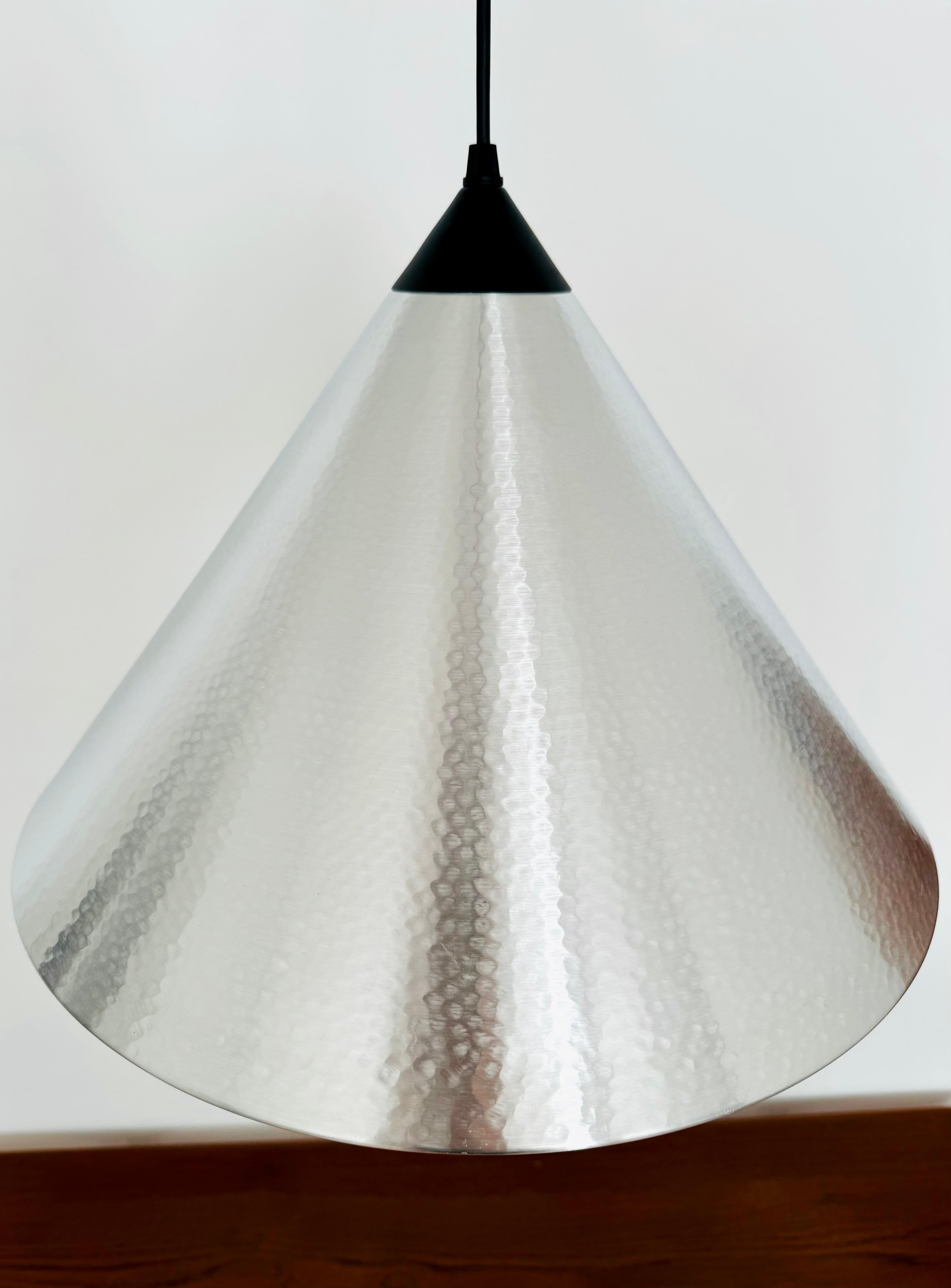 Metal Pendant Lamp by Doria For Sale