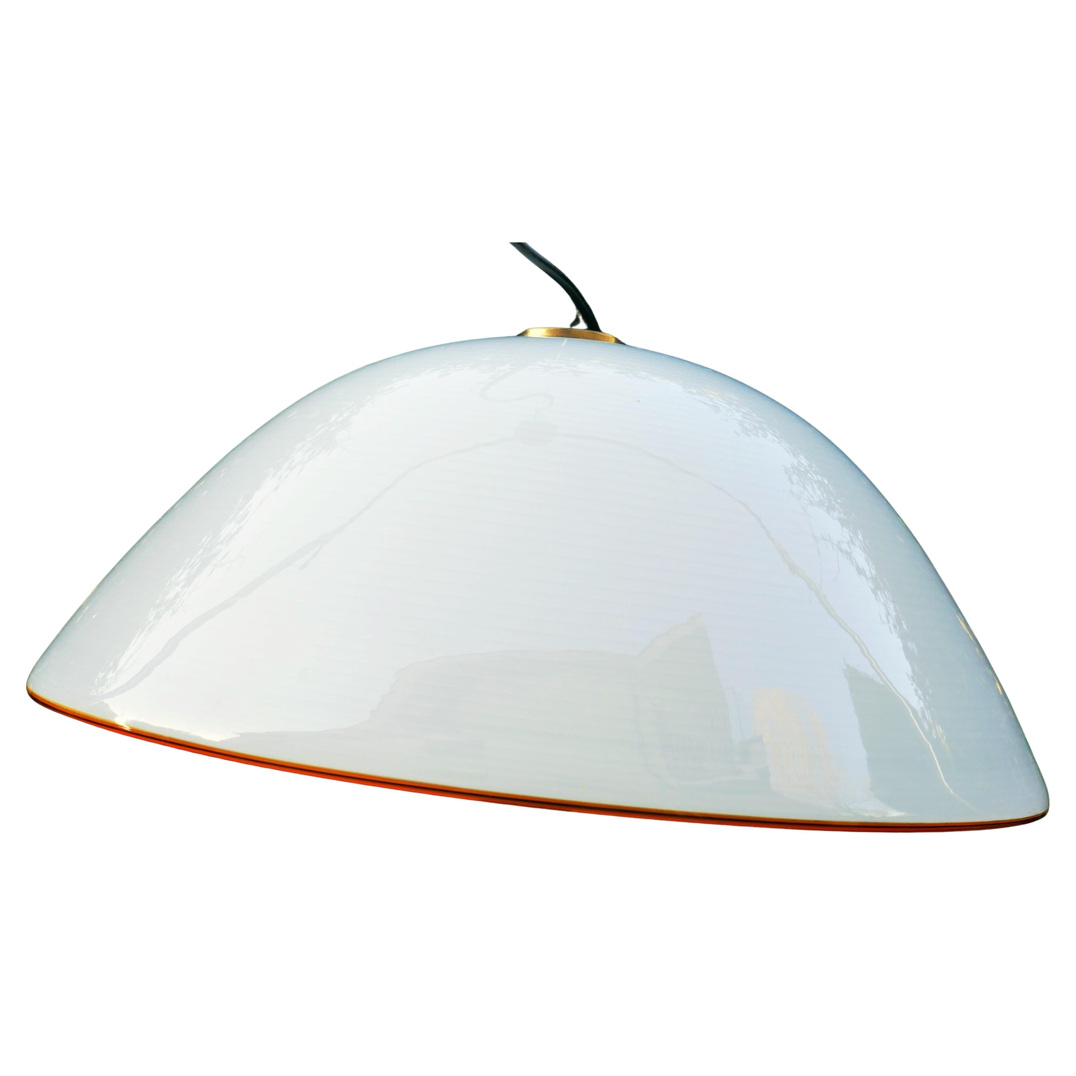 Modern Pendant lamp by Effetre International possible Lino Tagliapietra - Swirl vortex For Sale