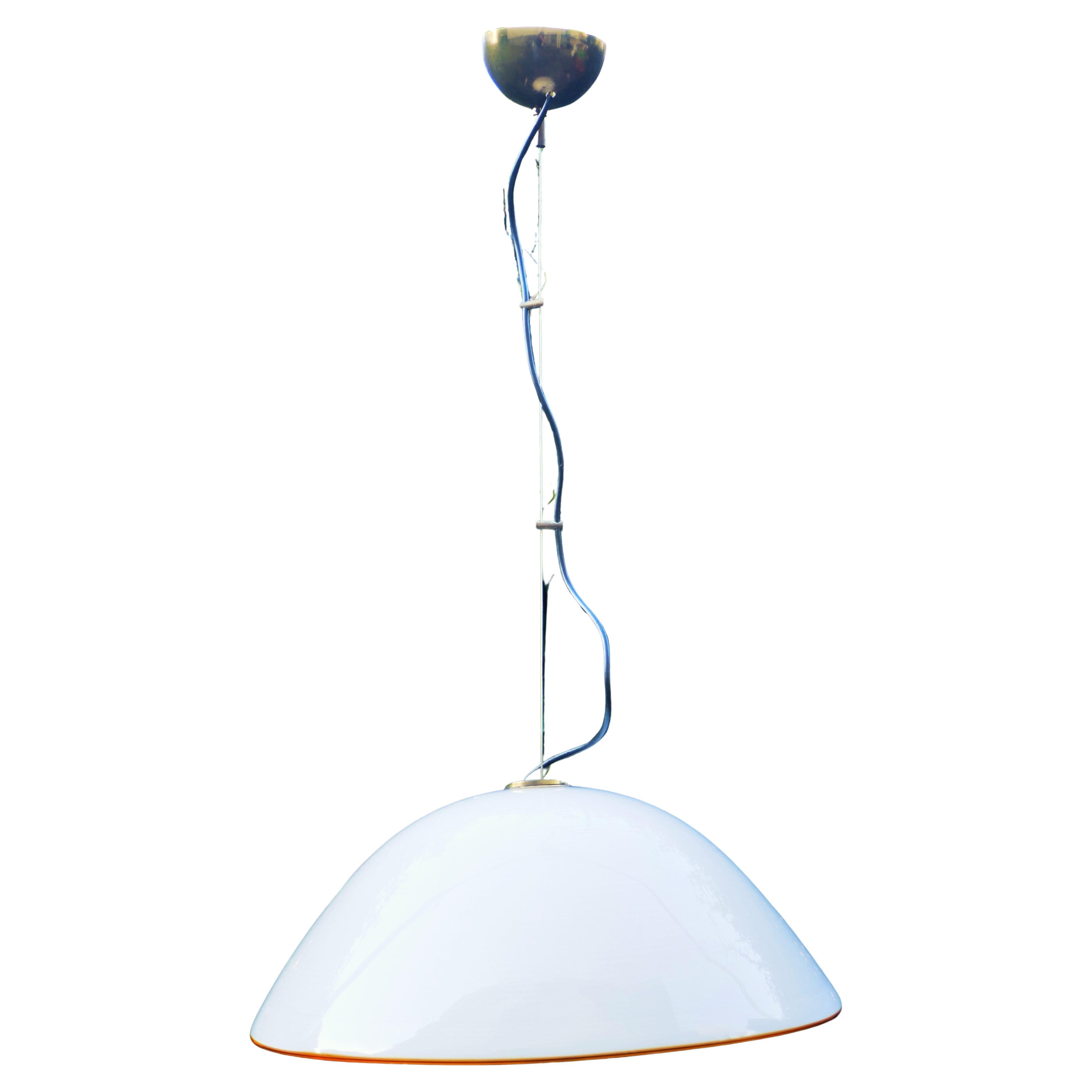 Pendant lamp by Effetre International possible Lino Tagliapietra - Swirl vortex For Sale