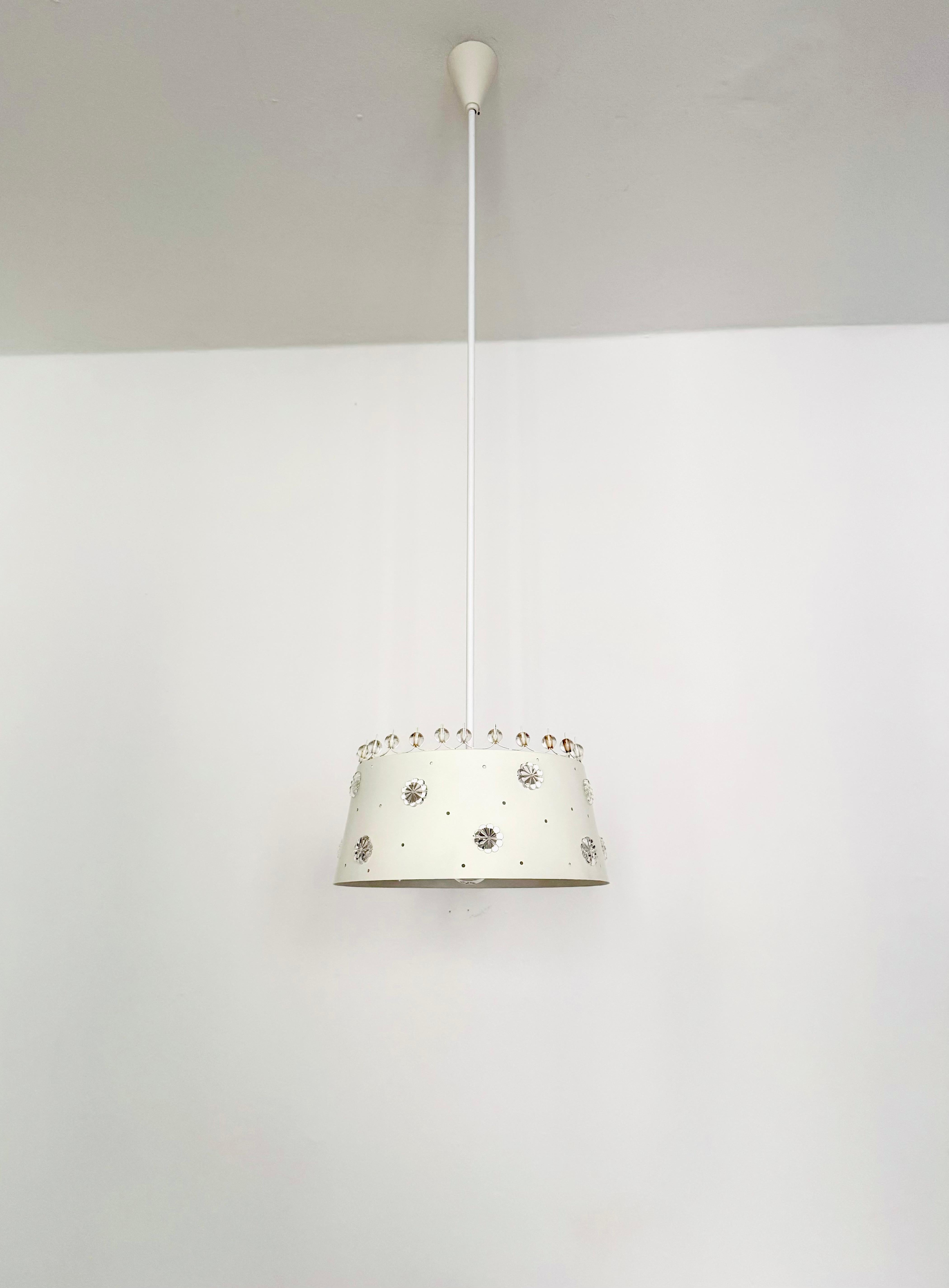 Mid-Century moderno Lampada a sospensione di Emil Stejnar per Rupert Nikoll in vendita