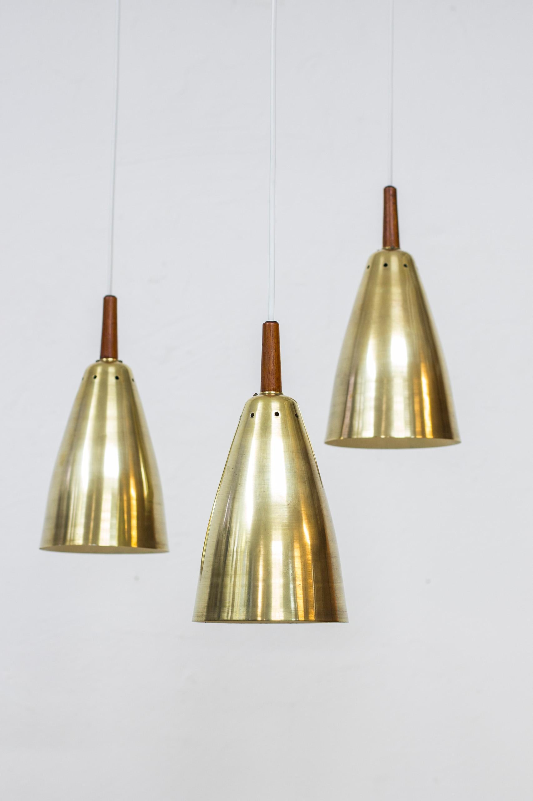 Scandinavian Modern Pendant Lamp by Hans-Agne Jakobsson, Sweden, 1950s