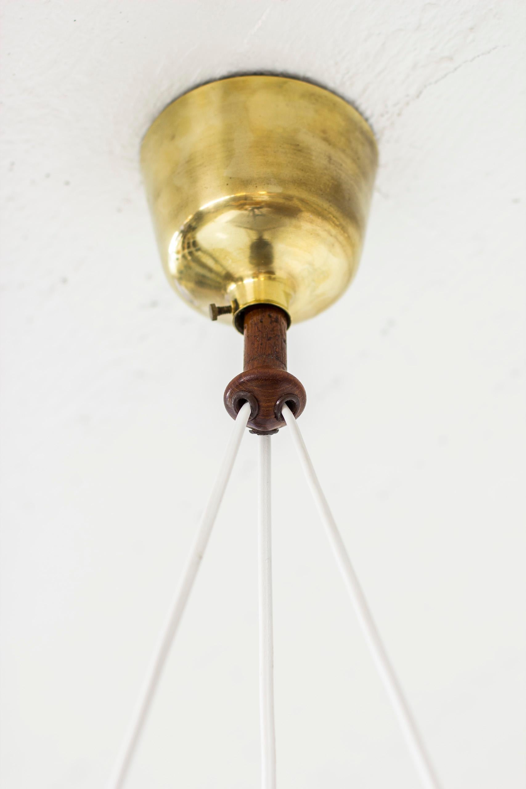 Pendant Lamp by Hans-Agne Jakobsson, Sweden, 1950s In Good Condition In Hägersten, SE