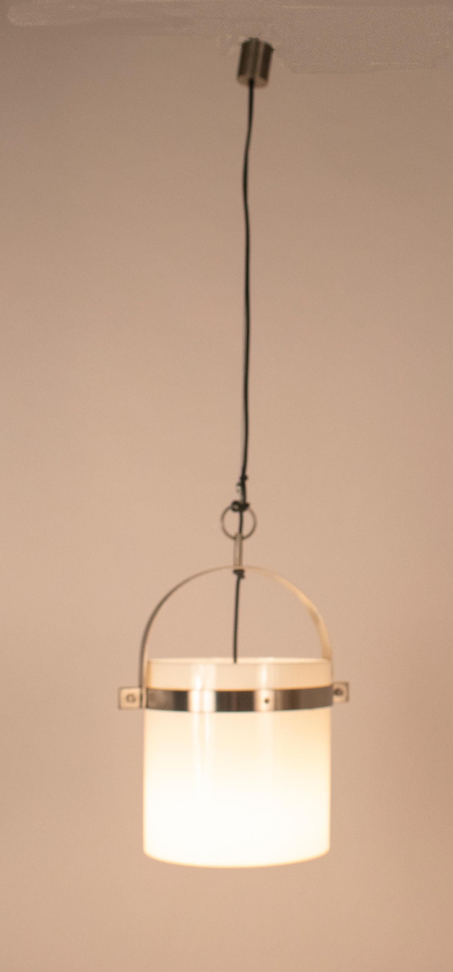 Spanish Pendant Lamp by Jordi Vilanova, Methacrylate, Spain 1970's For Sale