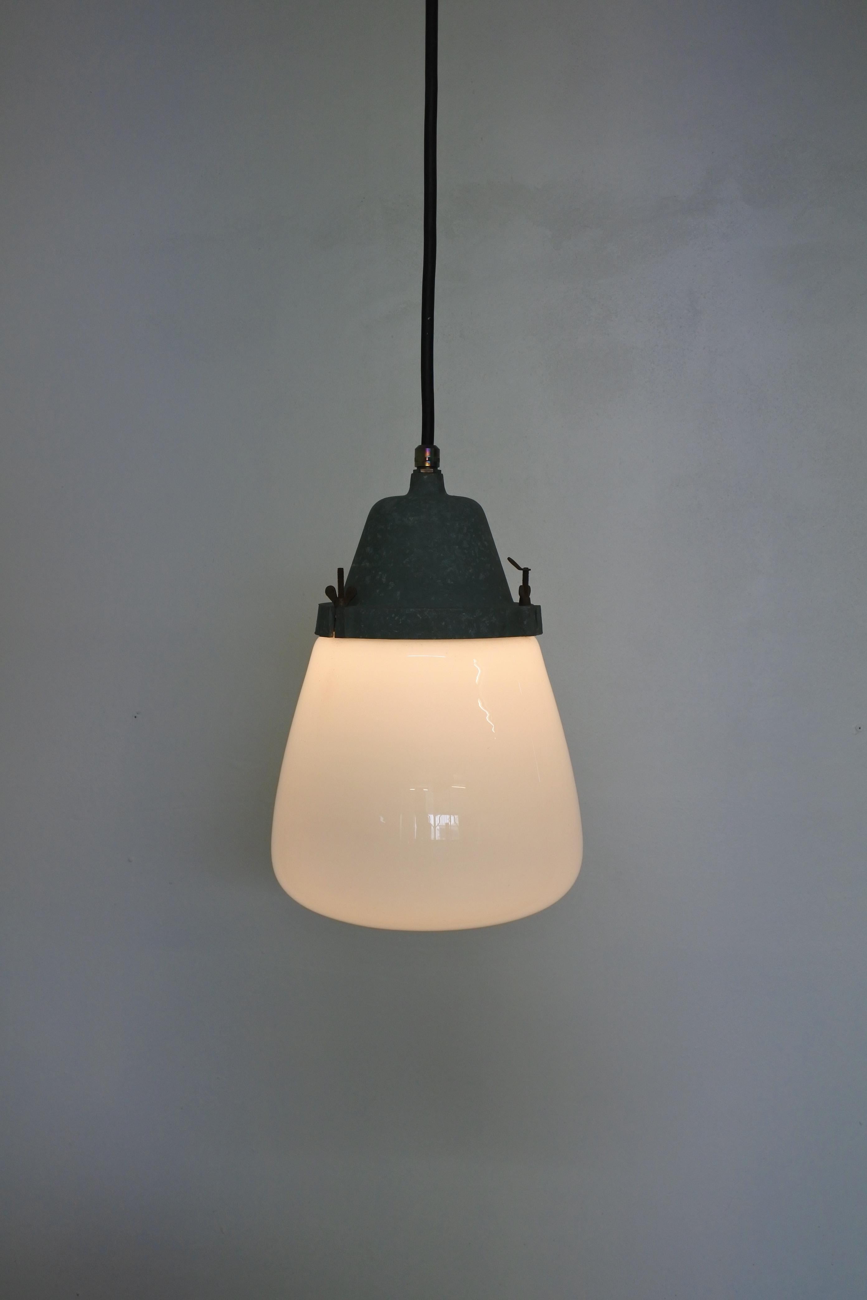 Industrial Pendant Lamp by Paavo Tynell & Taito, Finland 1930s