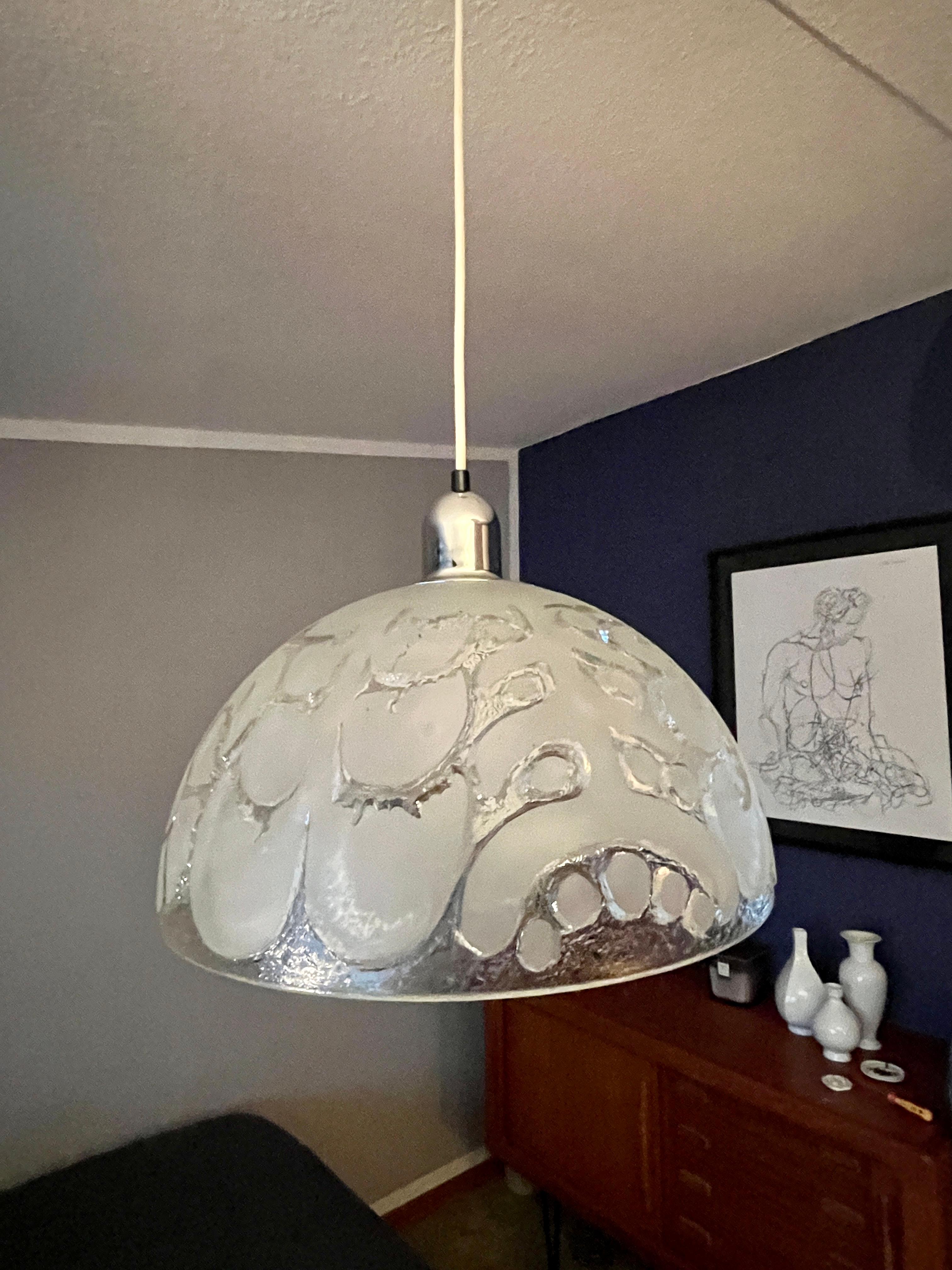 Vetro artistico Lampada a sospensione di Peill & Putzer in vendita