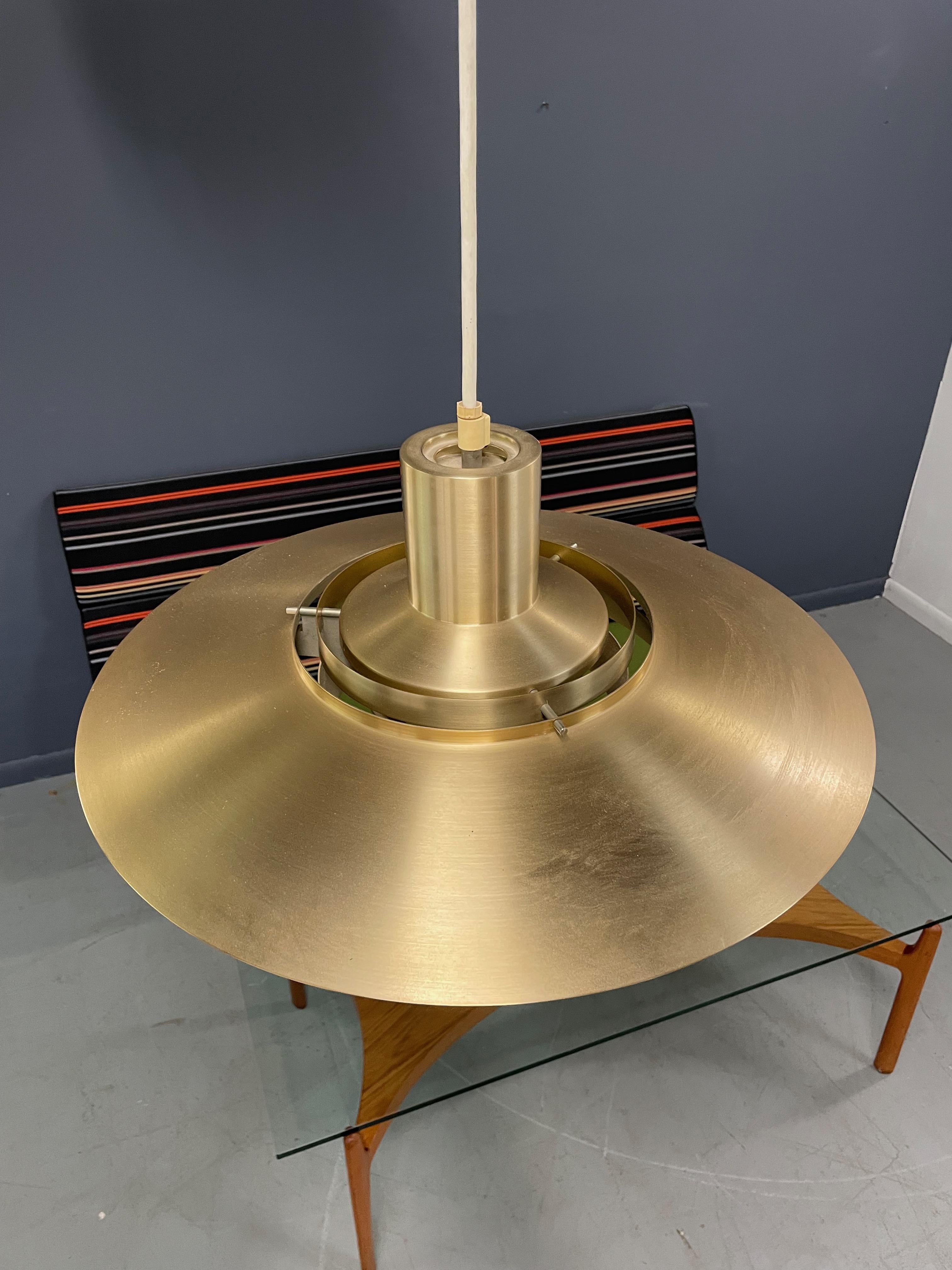 European Pendant Lamp by Preben Fabricius & Jørgen Kastholm for Nordisk Solar Mid Century For Sale