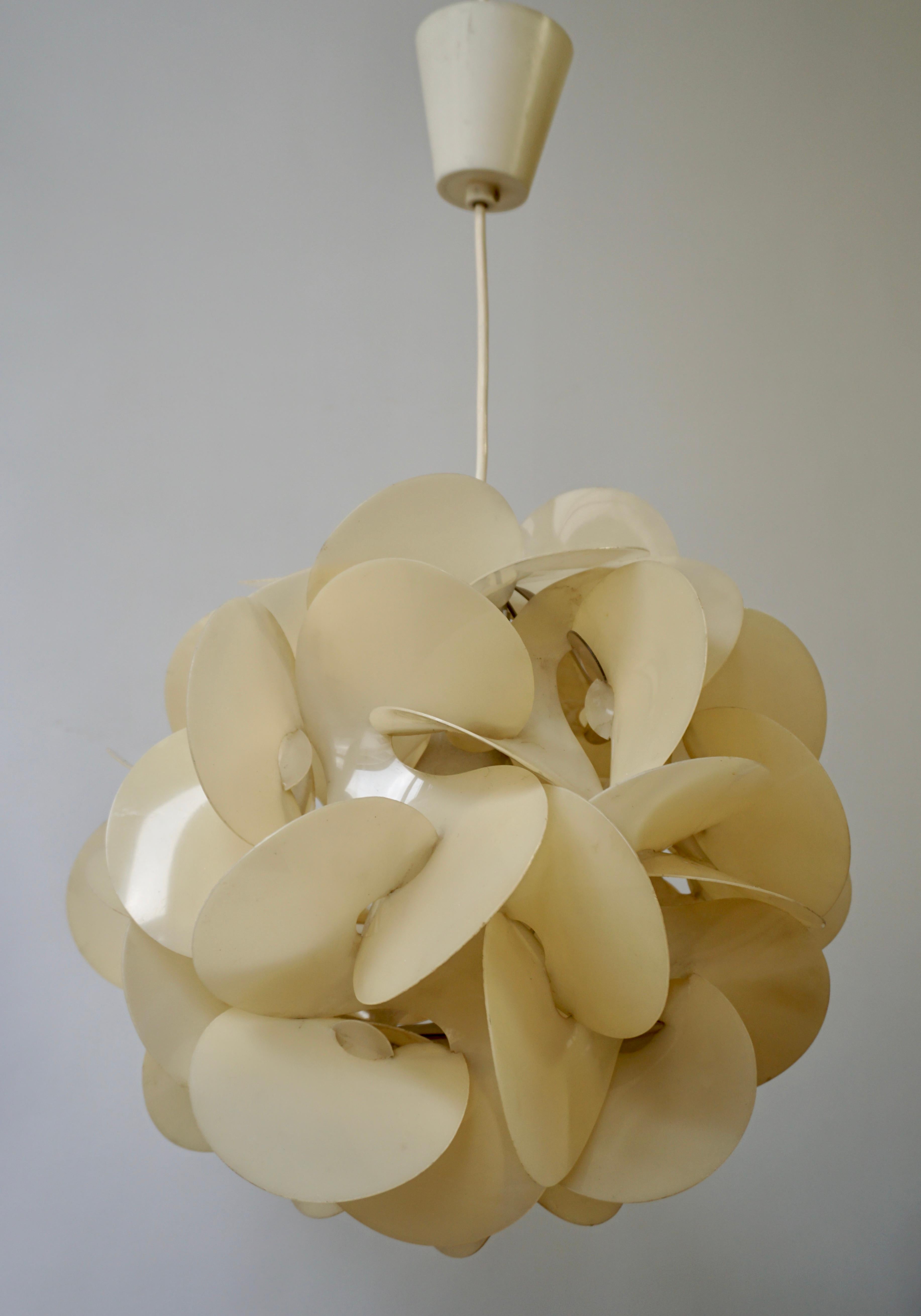 Mid-Century Modern Pendant Lamp by Raoul Raba, 1968