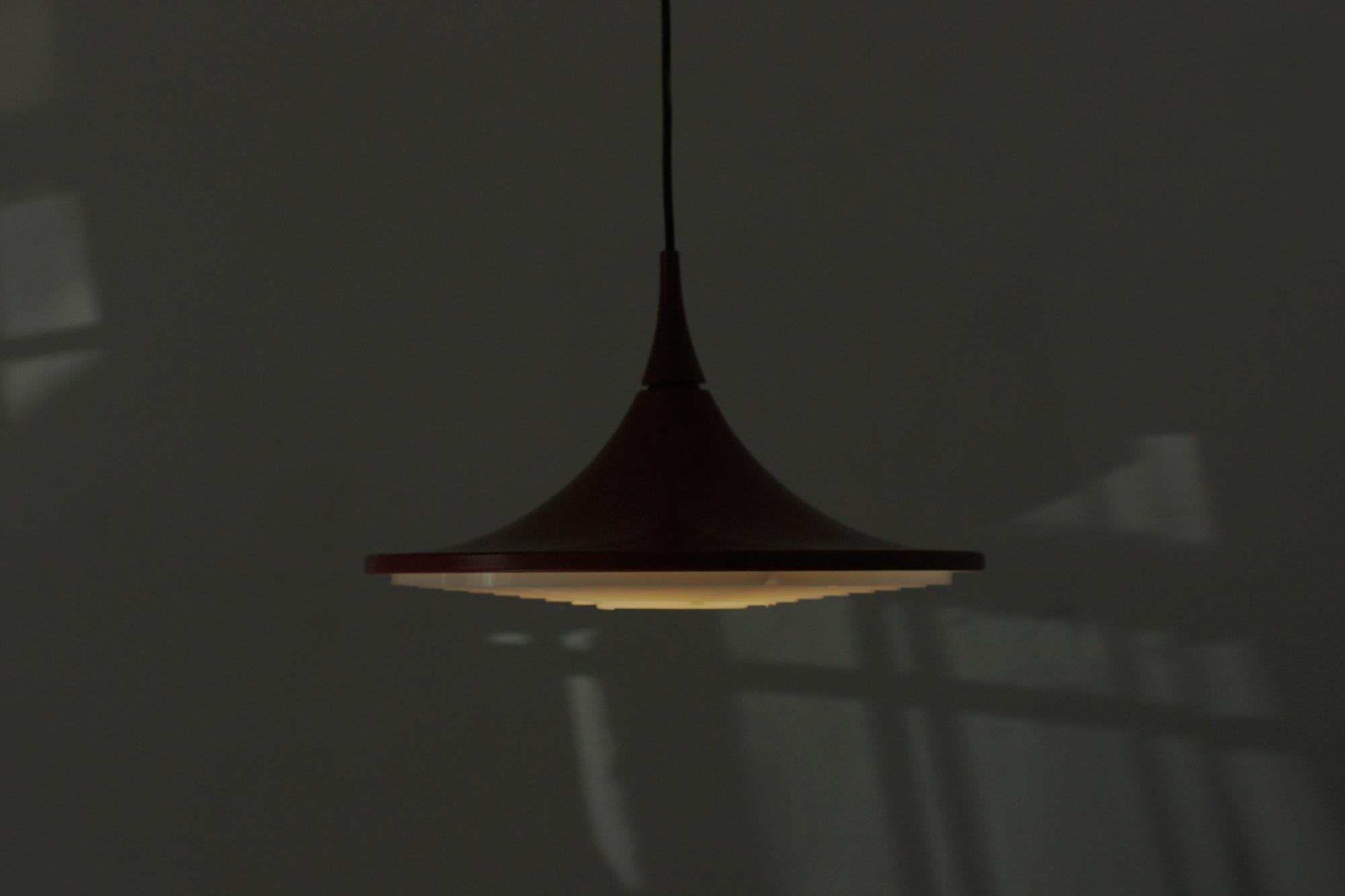 Pendant Lamp by Rolf Krüger for Staff Leuchten, 1968s Metal en venta