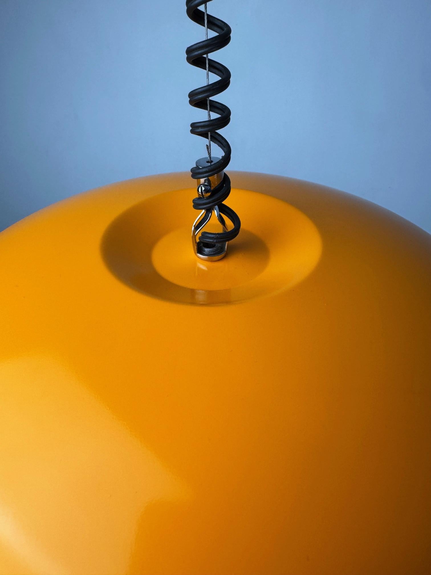 Lámpara Colgante de Tramo, España, años 70 - Diseño Español de la Era Espacial Metal en venta