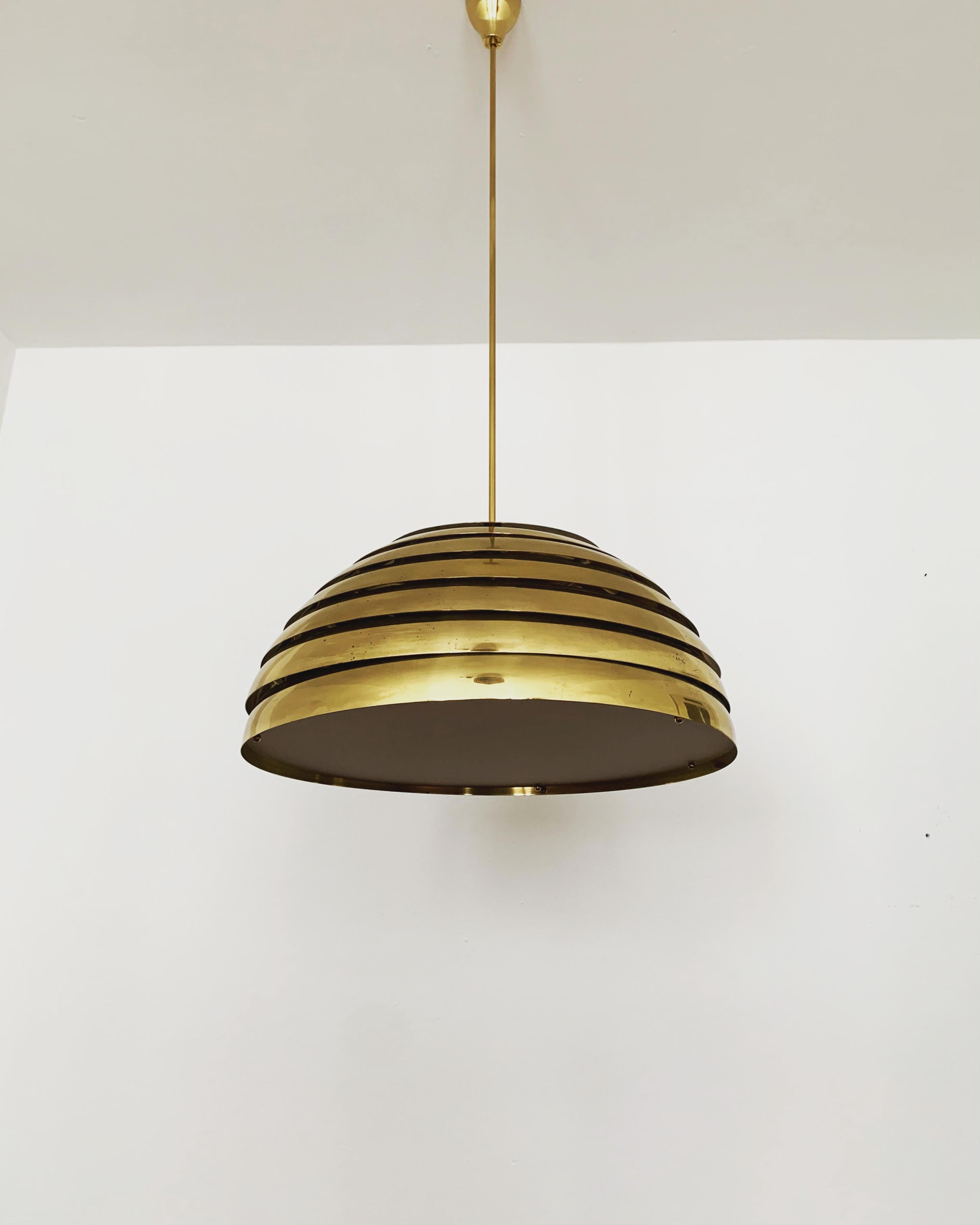 Mid-20th Century Pendant Lamp by Vereinigte Werkstätten Collection For Sale