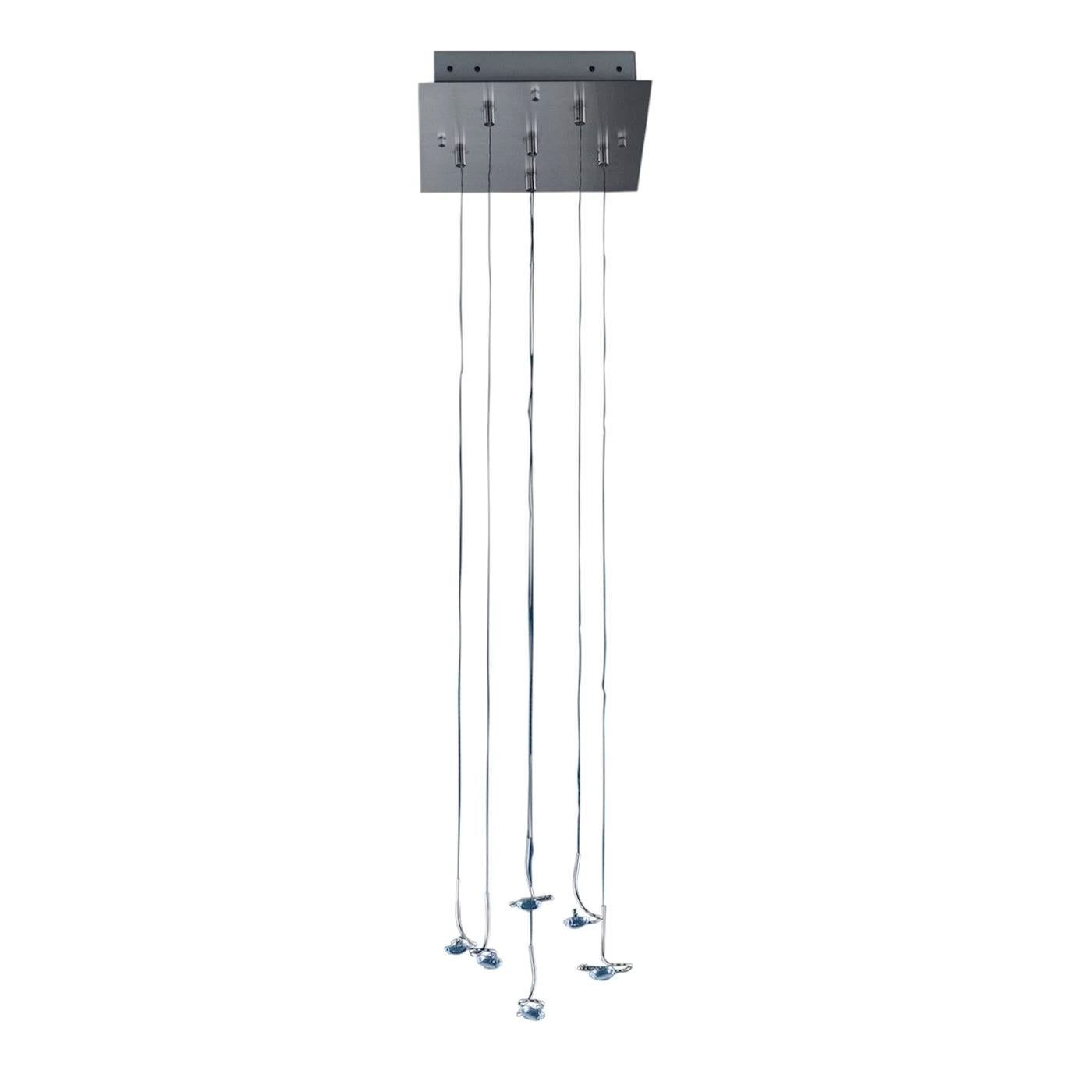 Lampada a sospensione Catellani & Smith Jackie O Chandelier 6 LED in vendita 1