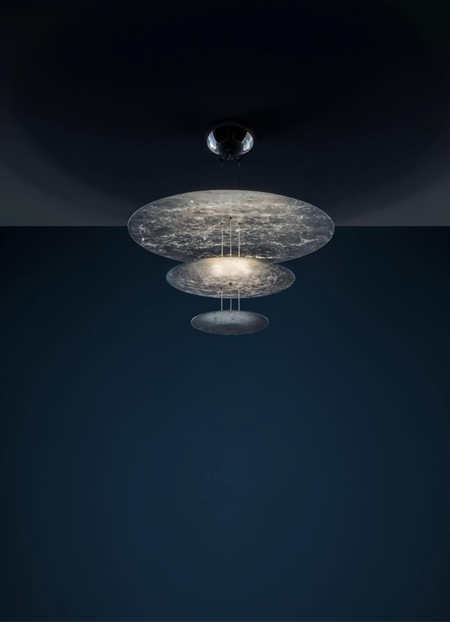 Aluminium Lampe suspendue Catellani & Smith Model Noce I en vente