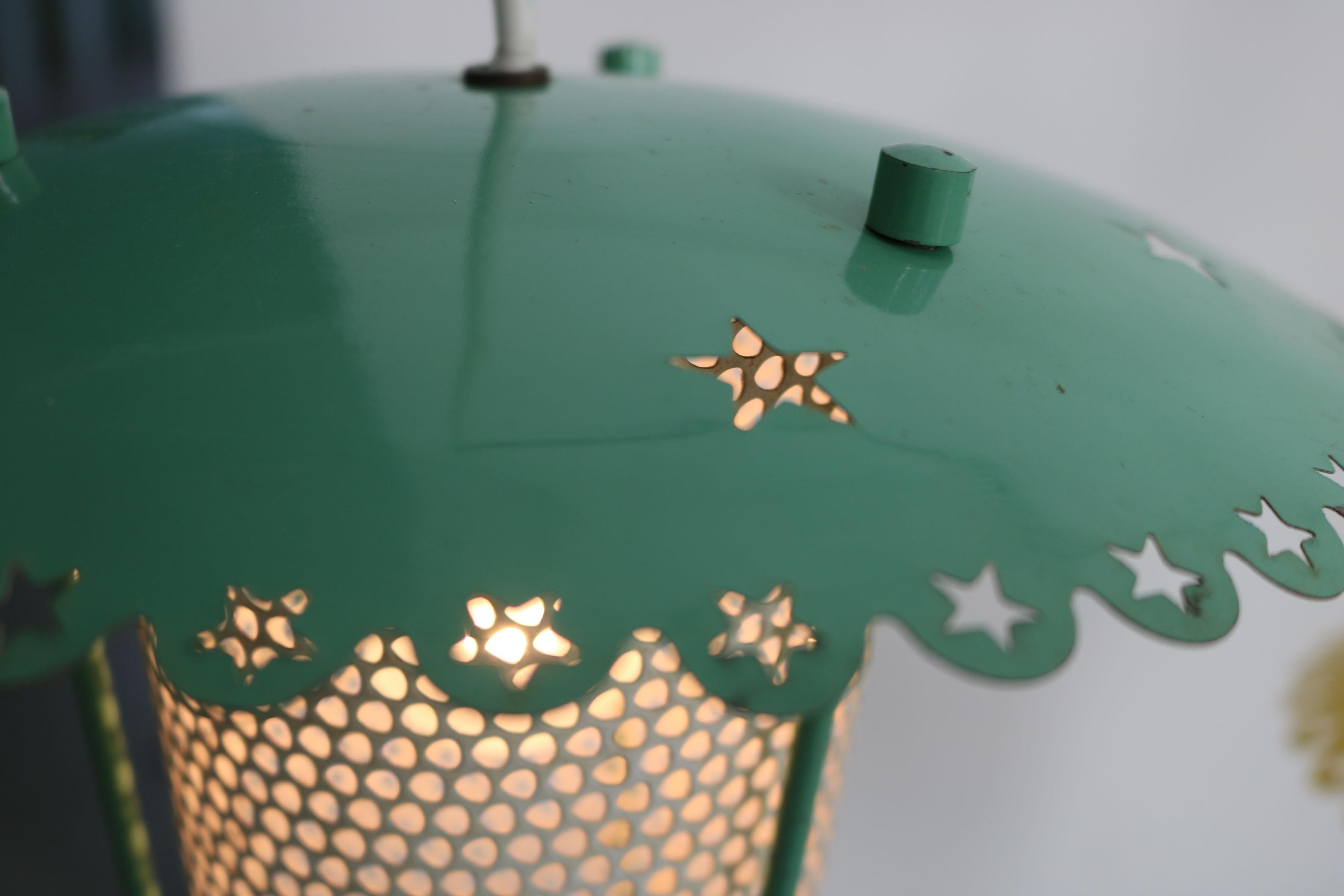  Pendant lamp consisting of two lanterns, Italy 1950 For Sale 4