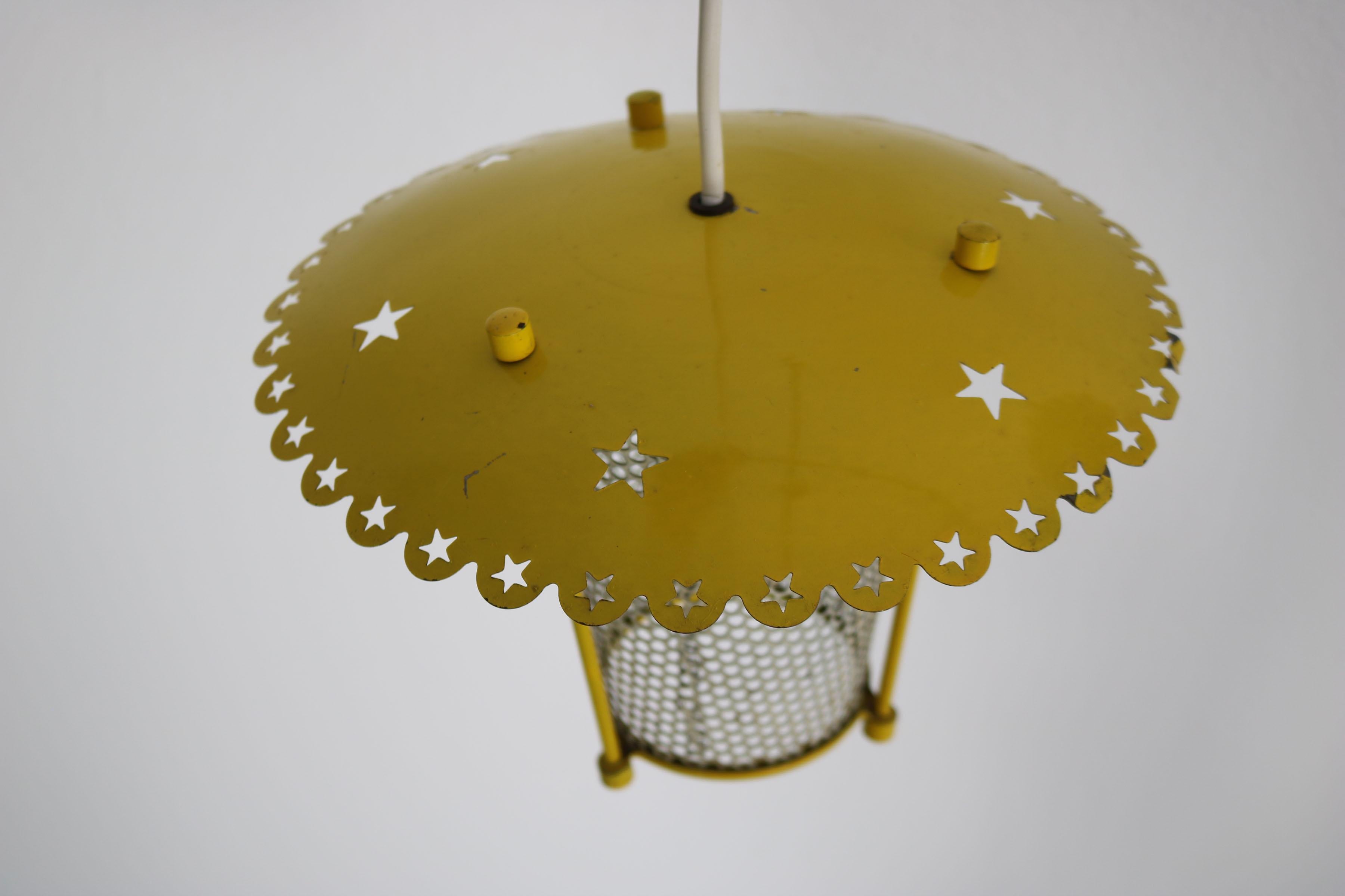  Pendant lamp consisting of two lanterns, Italy 1950 For Sale 5