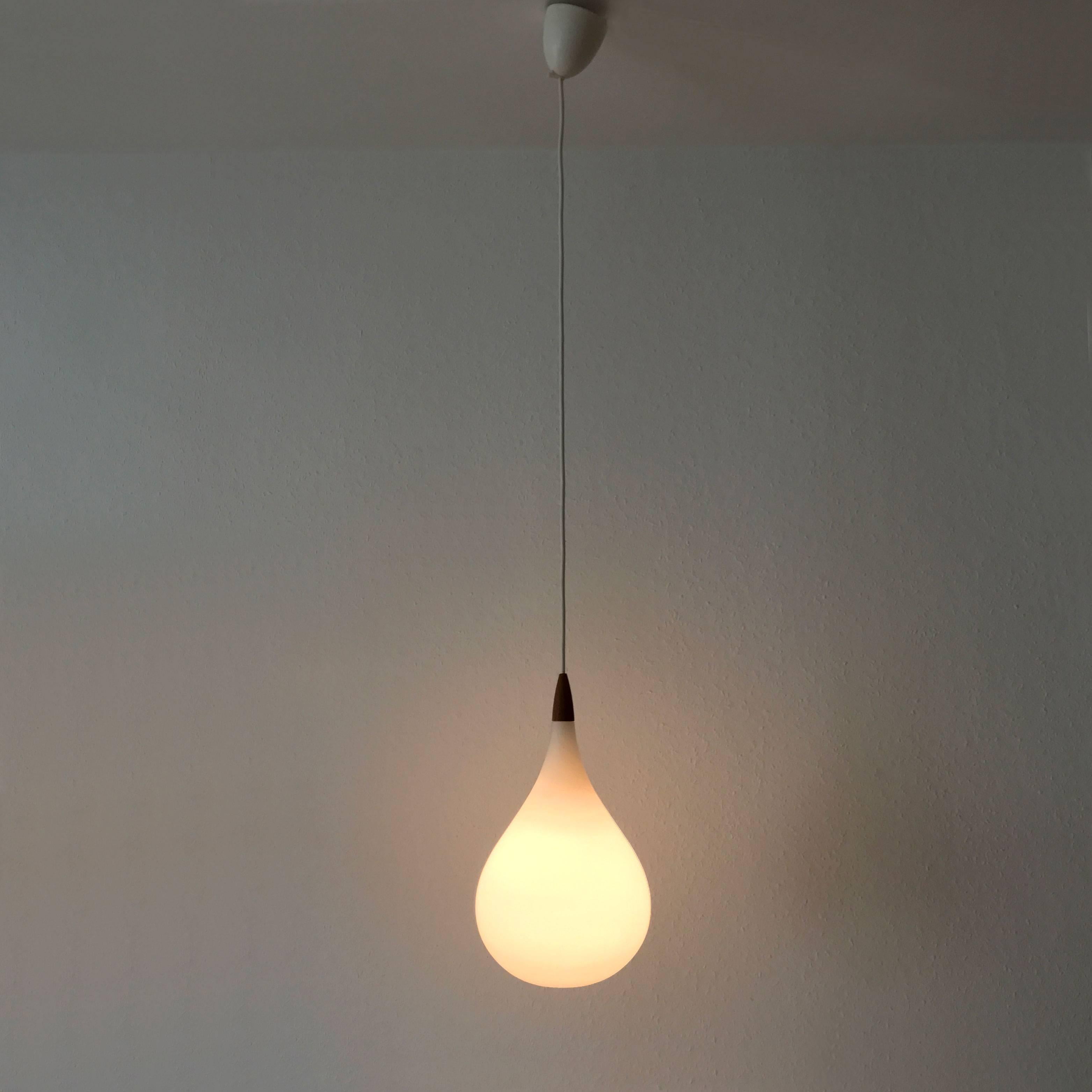Swedish Pendant Lamp Drop by Uno & Östen Kristiansson, 1957 for Luxus Vittsjö, Sweden