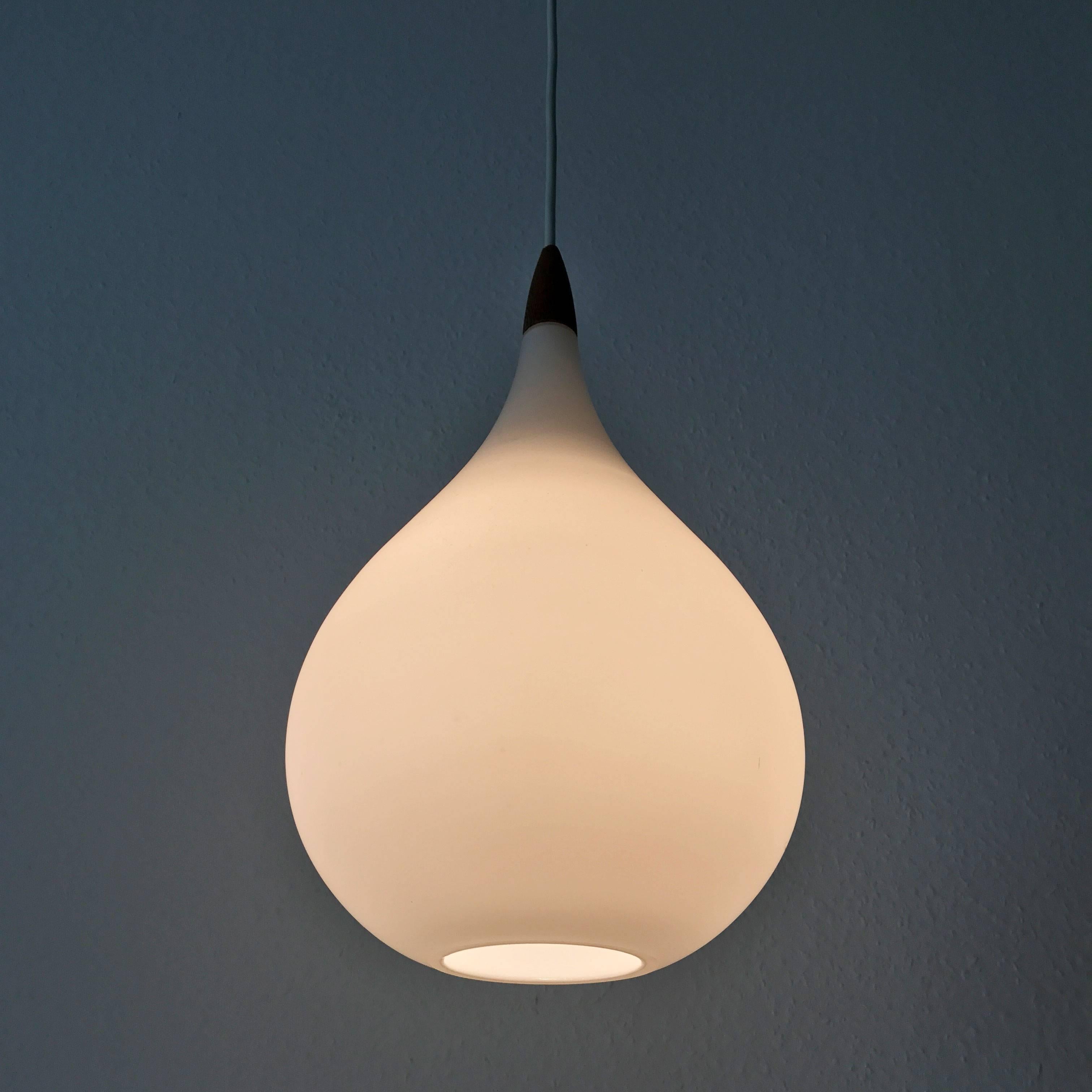 Pendant Lamp Drop by Uno & Östen Kristiansson, 1957 for Luxus Vittsjö, Sweden 2