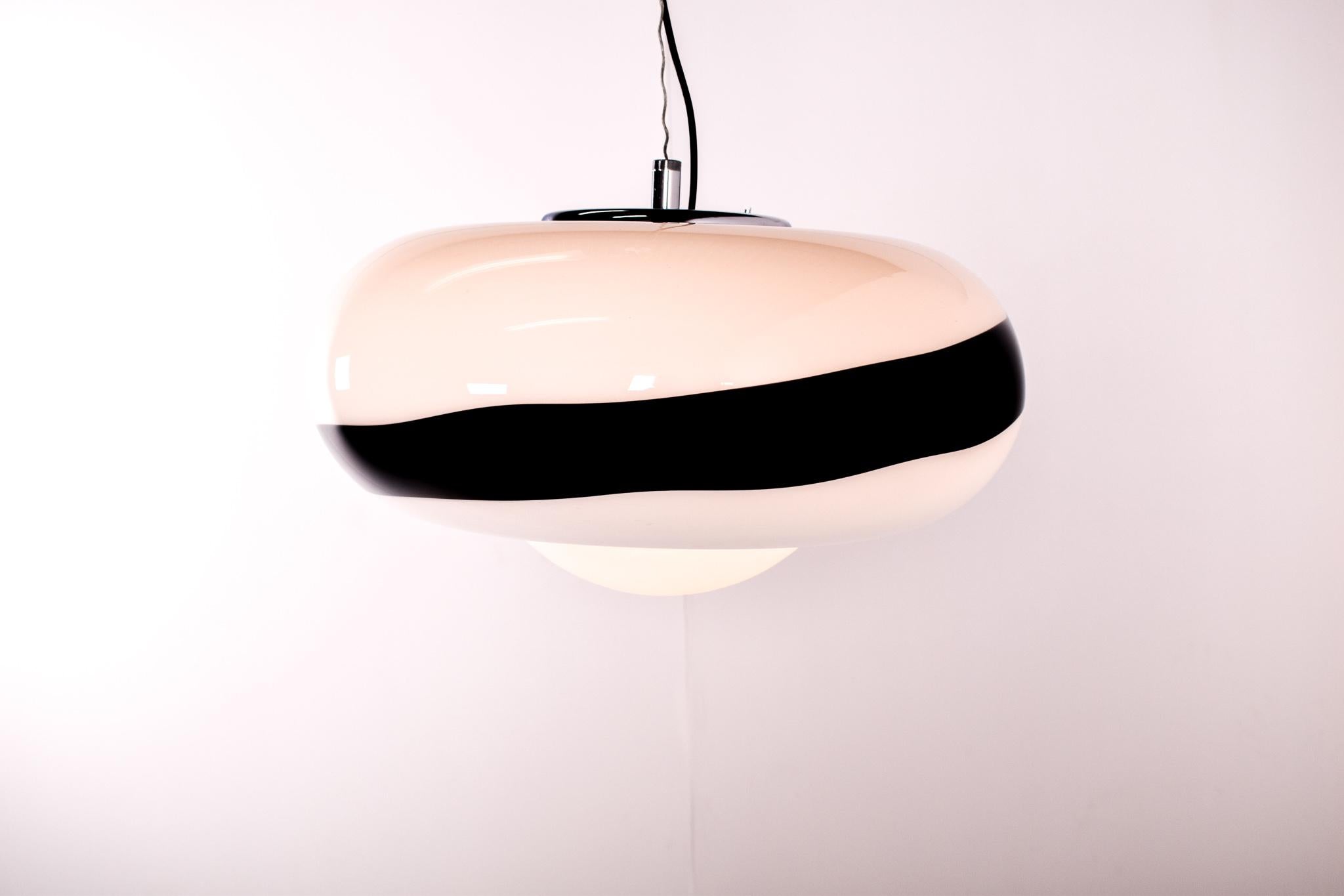 Italian Pendant Lamp from Harvey Guzzini for Meblo