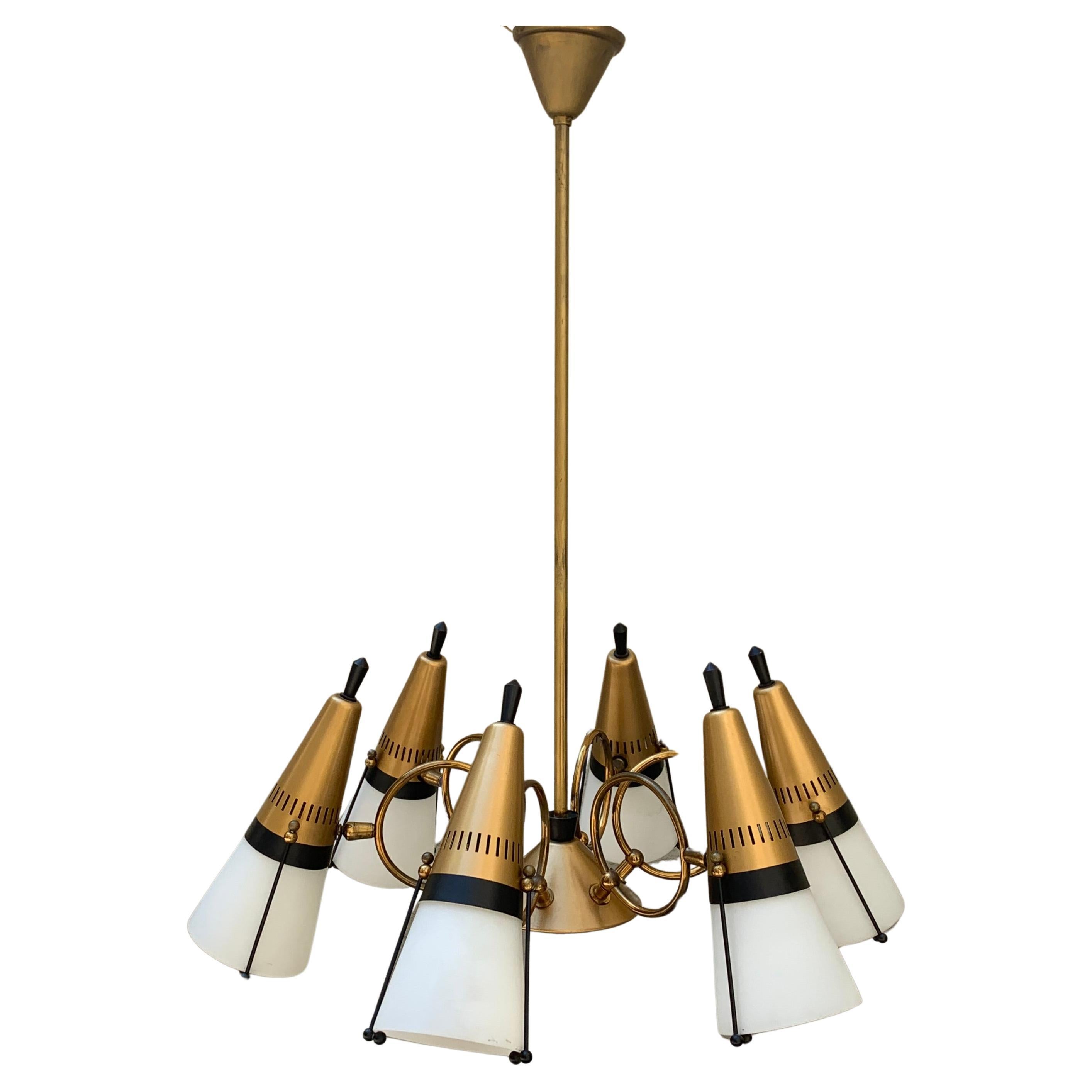 Pendant Lamp from Lamperti, 1950s For Sale