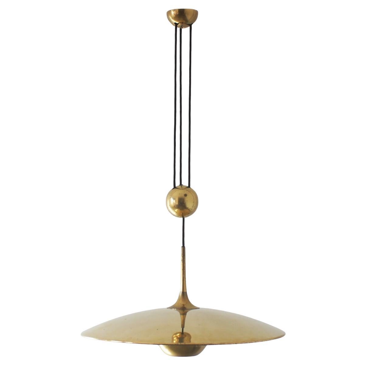 Pendant Lamp in Brass by Florian Schulz