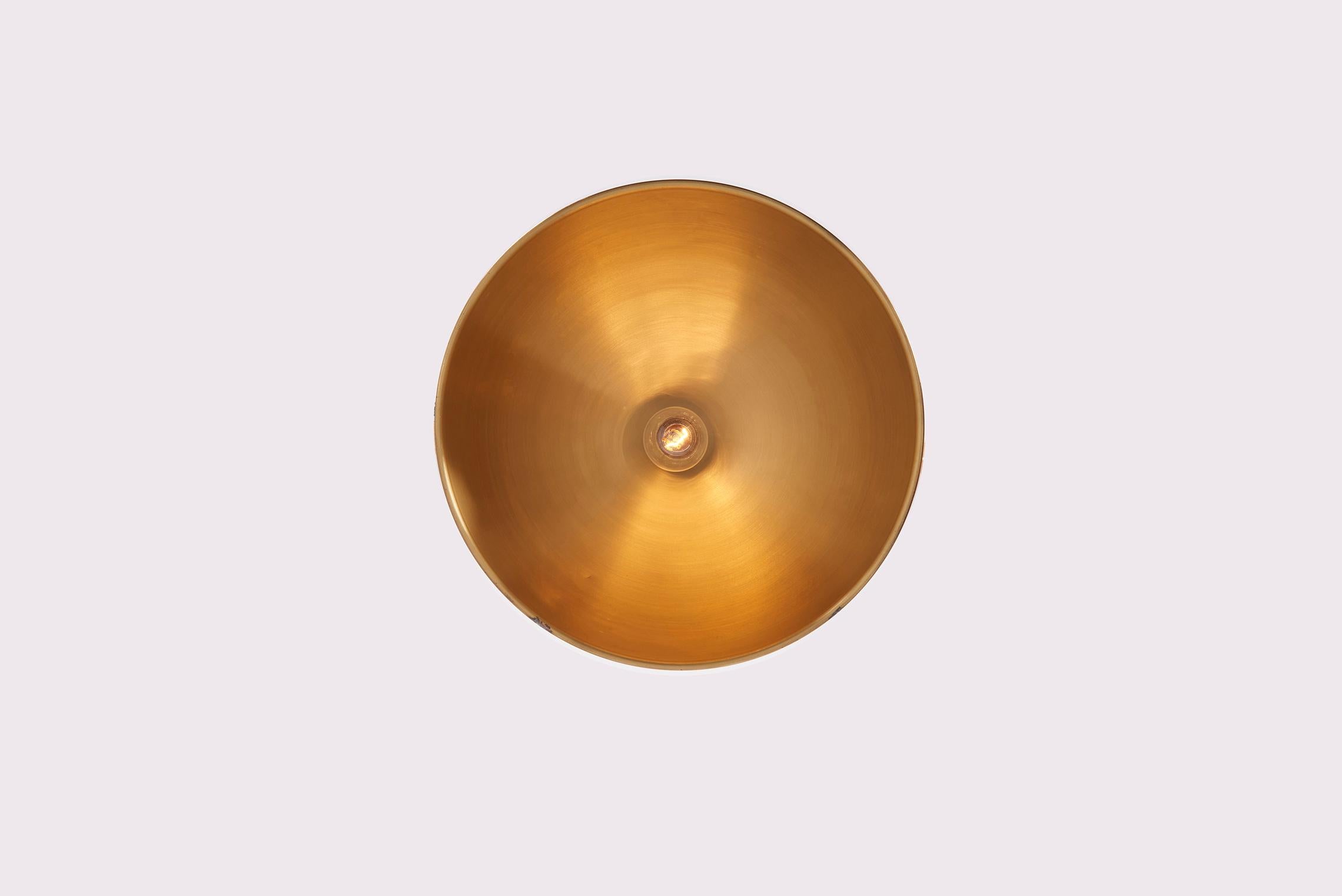 Pendant Lamp in Brass by Florian Schulz, Germany, 1970s For Sale 3