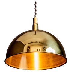 Pendant Lamp in Brass by Florian Schulz, Germany, 1970s