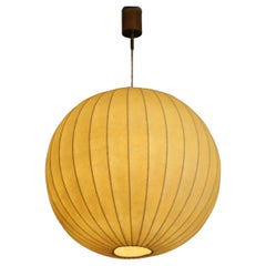 Pendant lamp in "Cocoon" from the 60s made in Italy