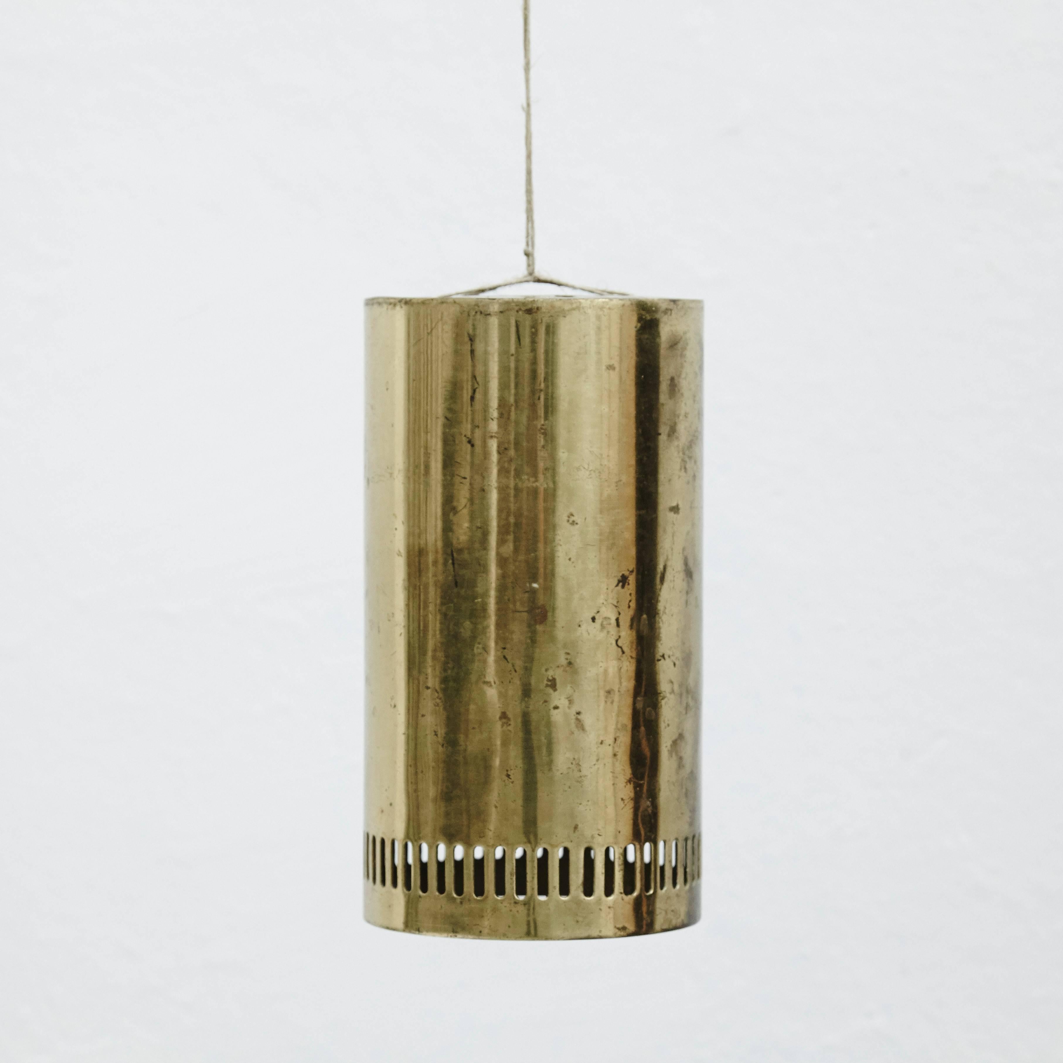 Brass Pendant Lamp in the Style of Alvar Aalto, circa 1935