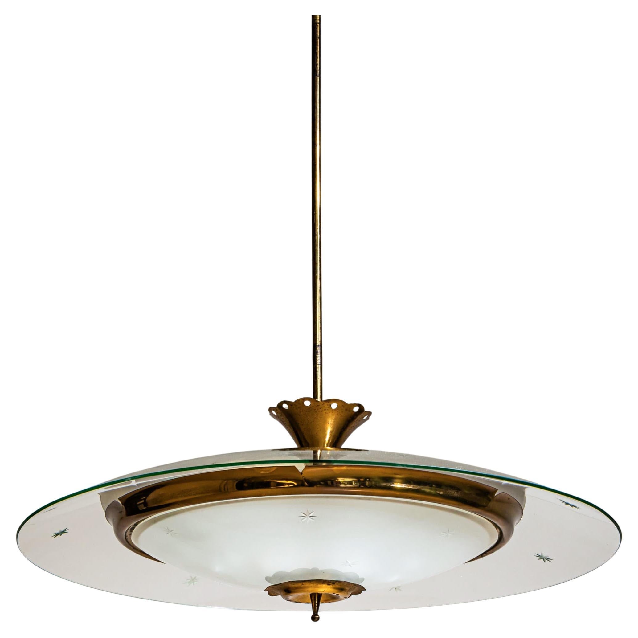 Pendant Lamp, Italy, 1950s
