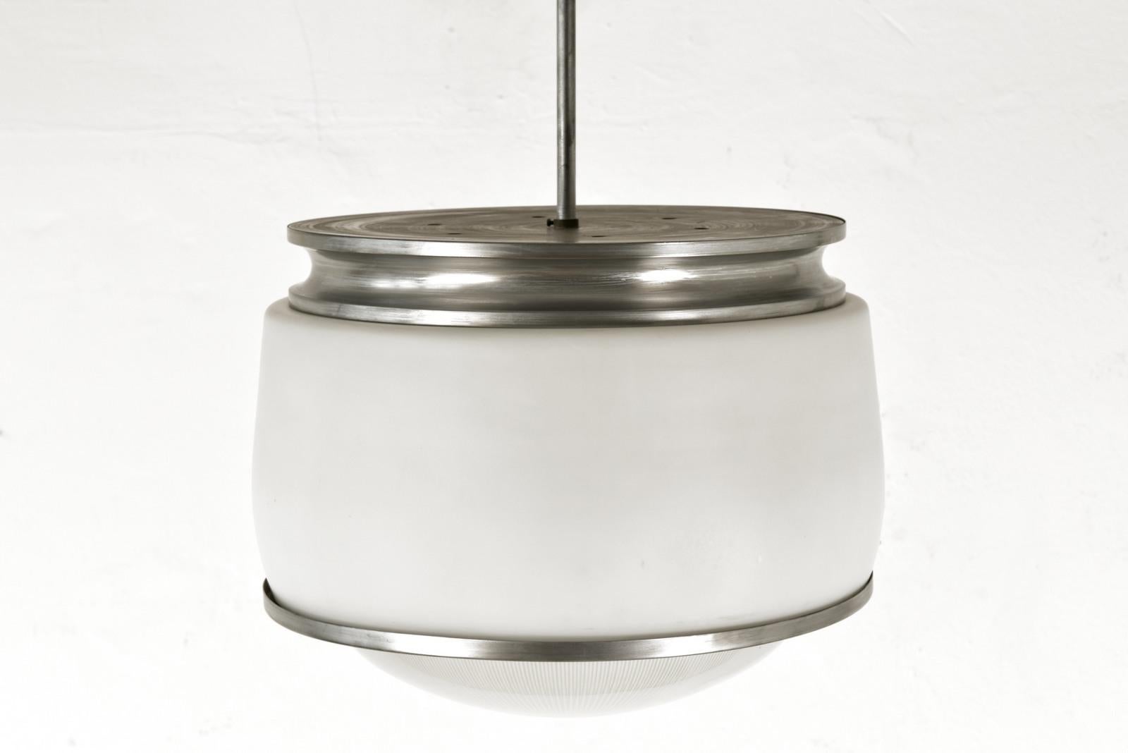 Italian Pendant Lamp Kappa by Sergio Mazza for Artemide, Italy - 1960s For Sale